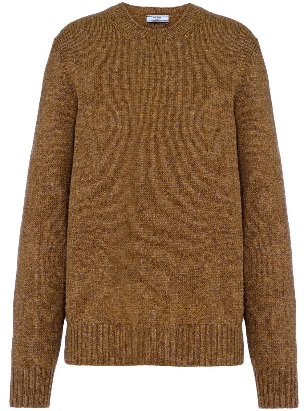 knitted cashmere jumper - 1