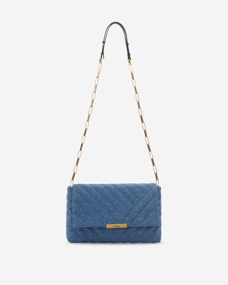 MERINE DENIM QUILTED BAG - 5