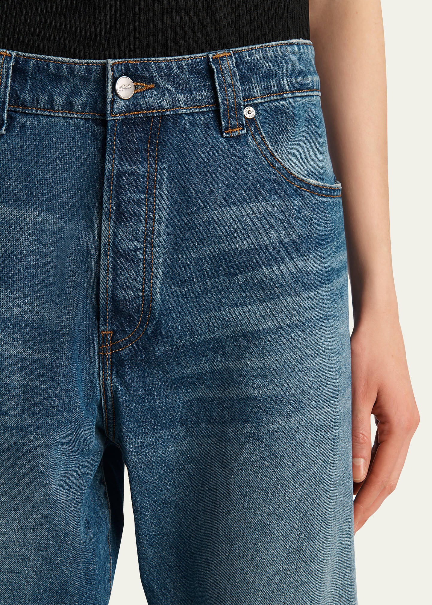 Winslow Low-Rise Wide-Leg Jeans - 5