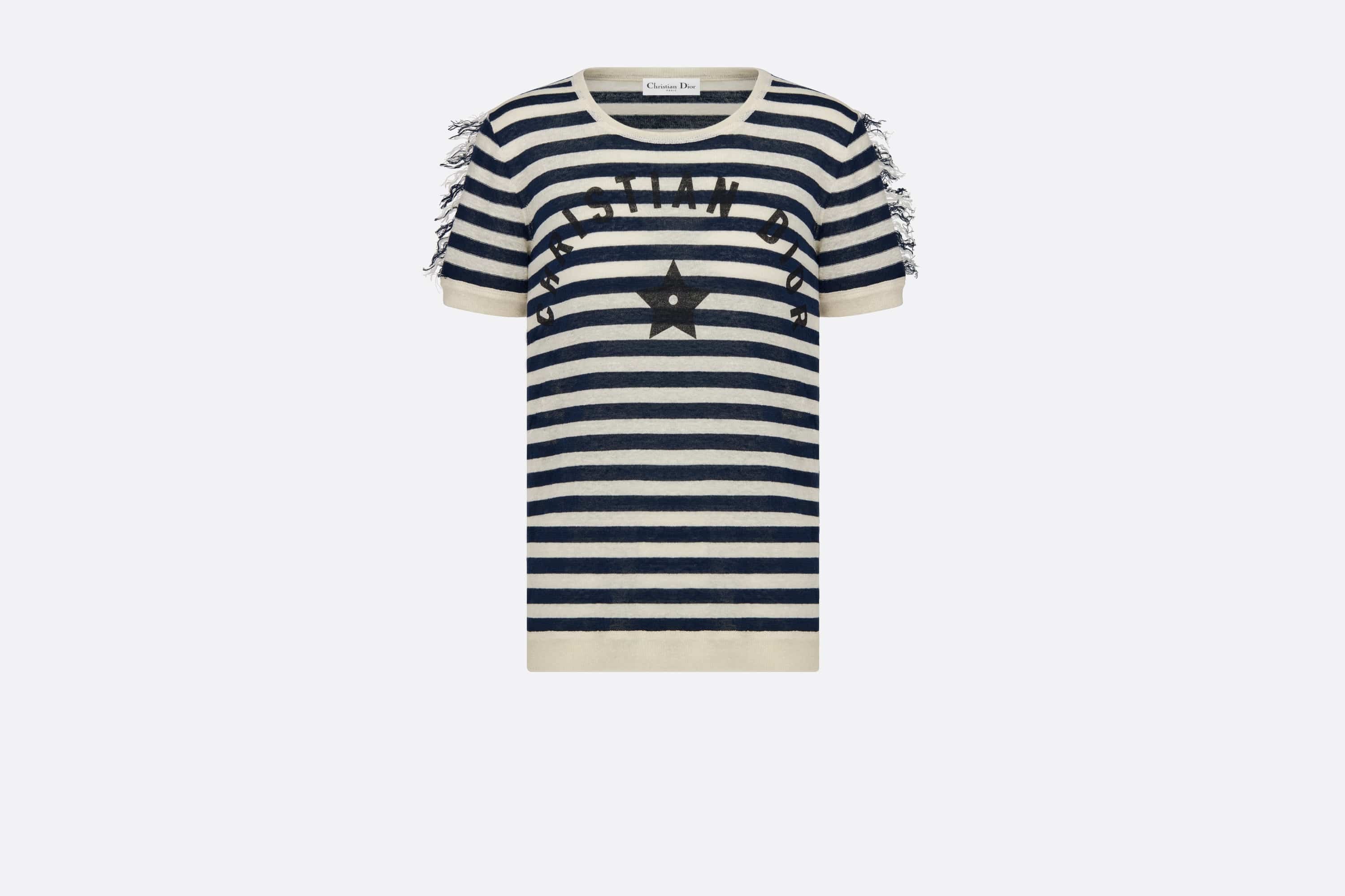 Dior Marinière Short-Sleeved Sweater - 1