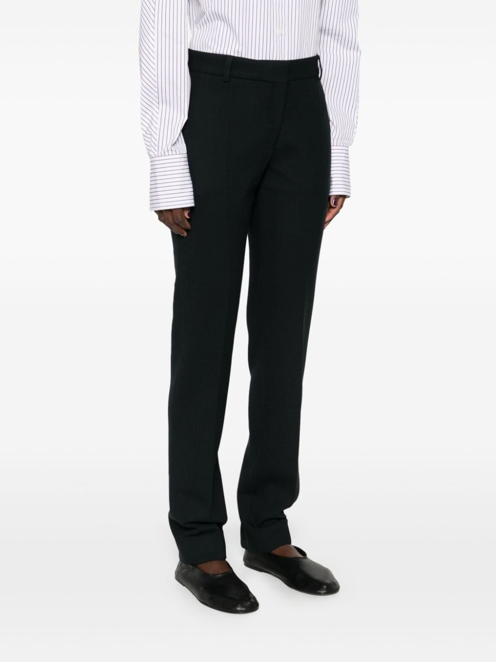 low-waist slim trousers - 3