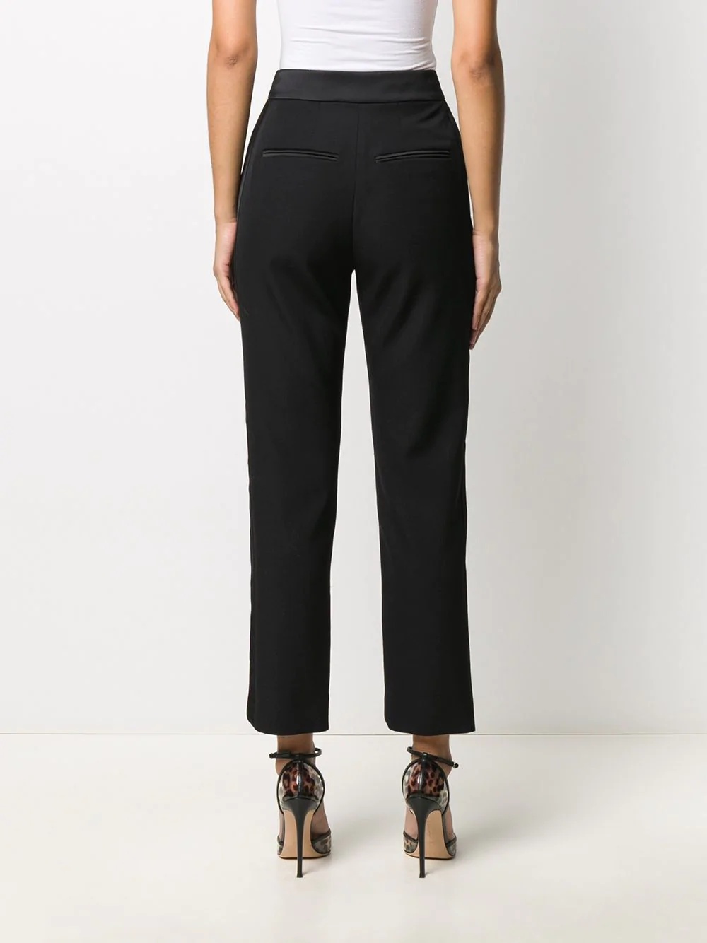 tailored straight-leg trousers - 4