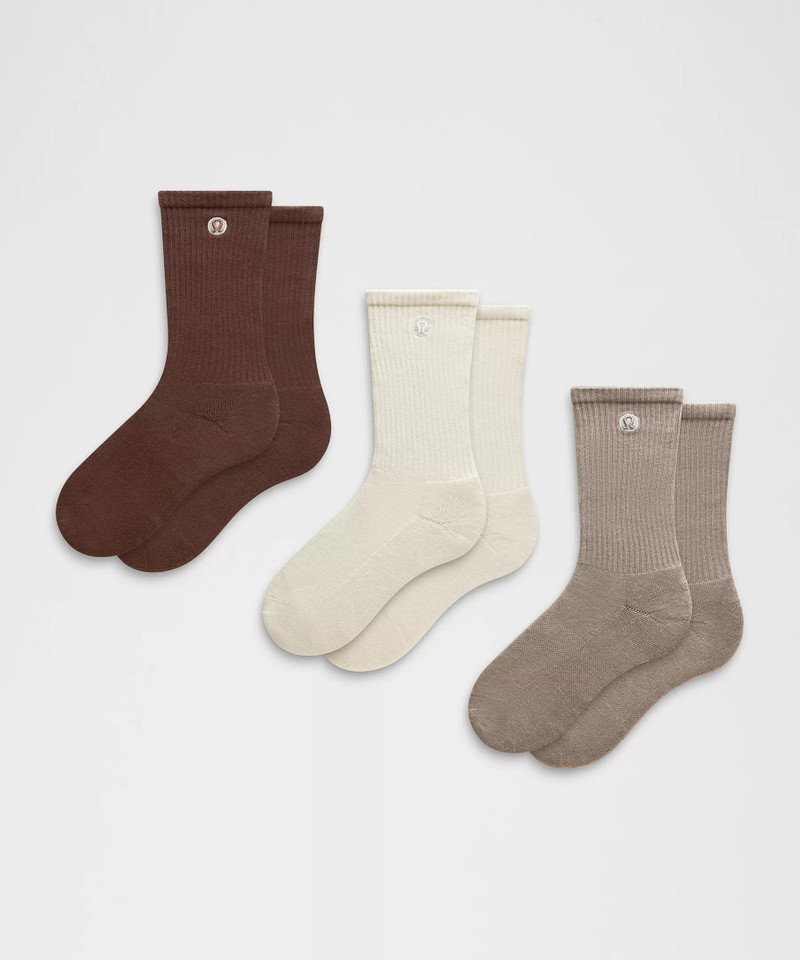 Unisex Daily Essential Crew Socks *3 Pack 1