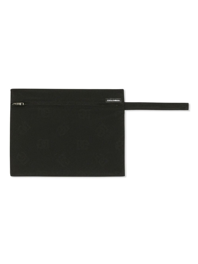 DG-print drawstring swim shorts 4