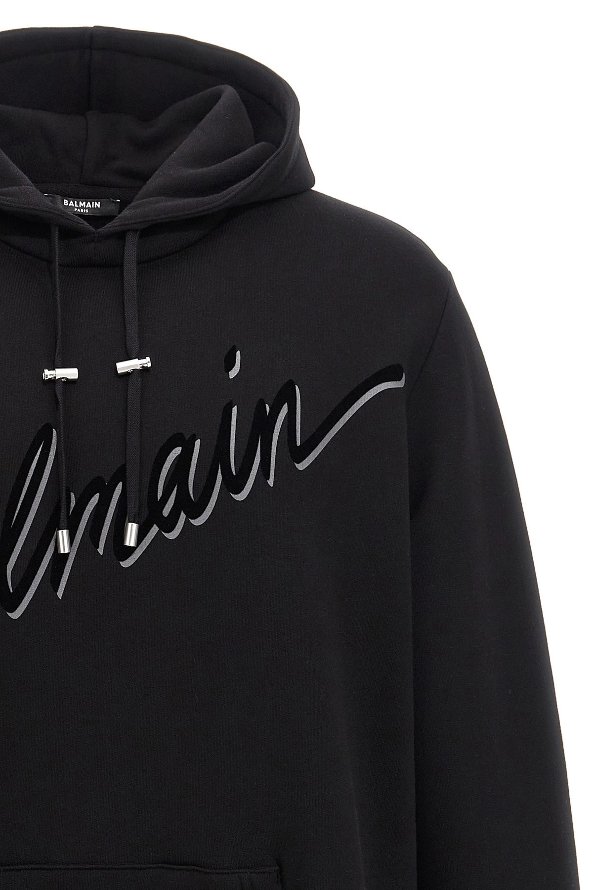 Velvet logo hoodie - 4