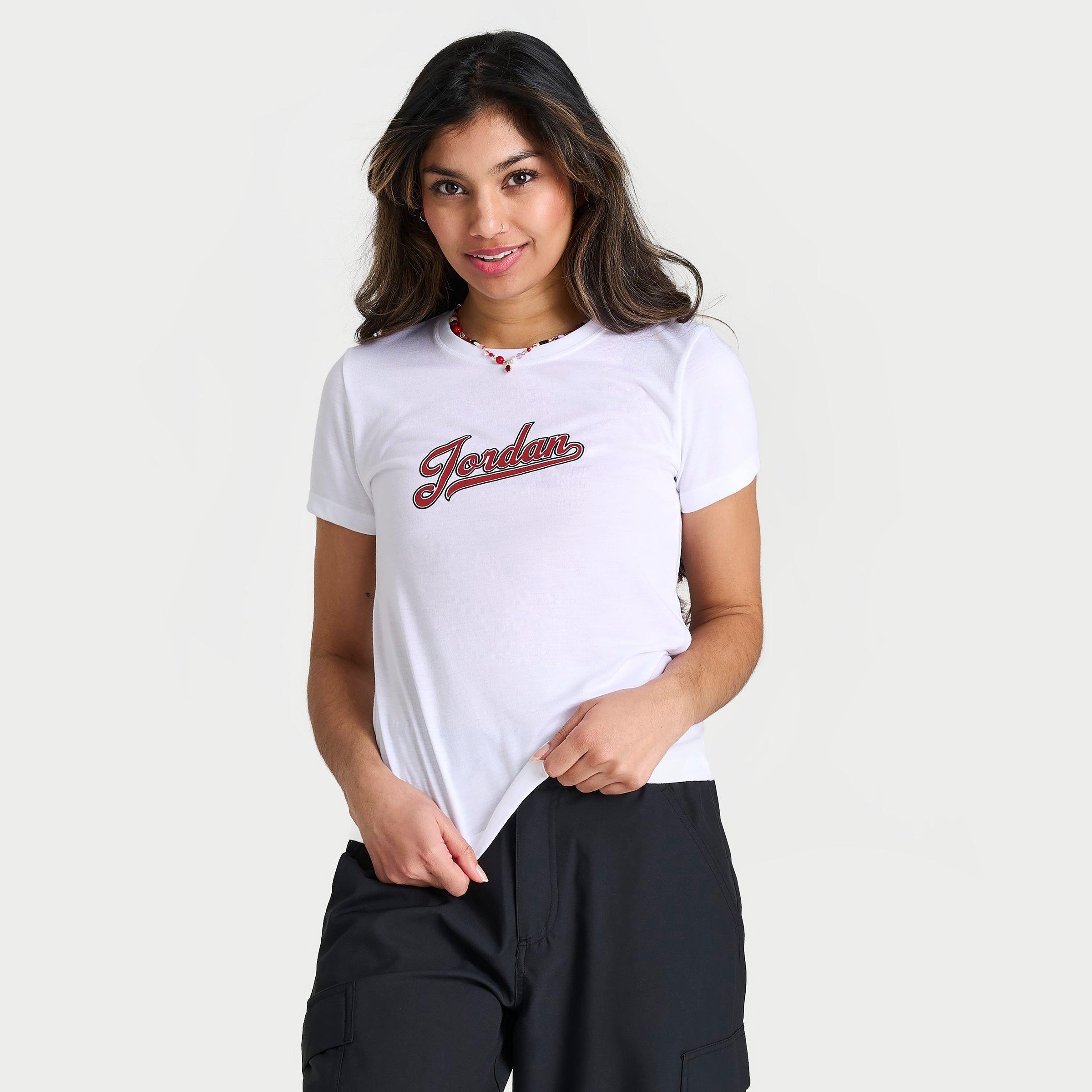 WOMEN'S JORDAN SLIM SHORT-SLEEVE GRAPHIC T-SHIRT - 1