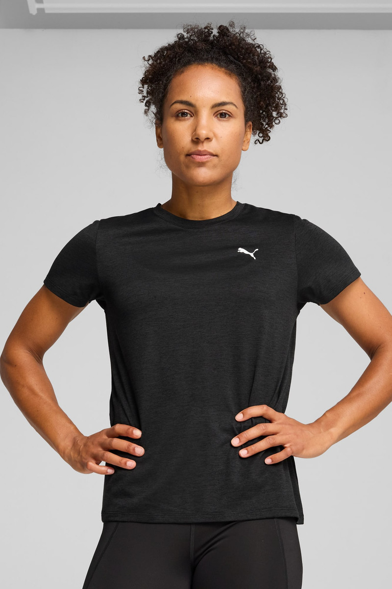 PUMA TAD ESSENTIALS Heather Tee Women outlook