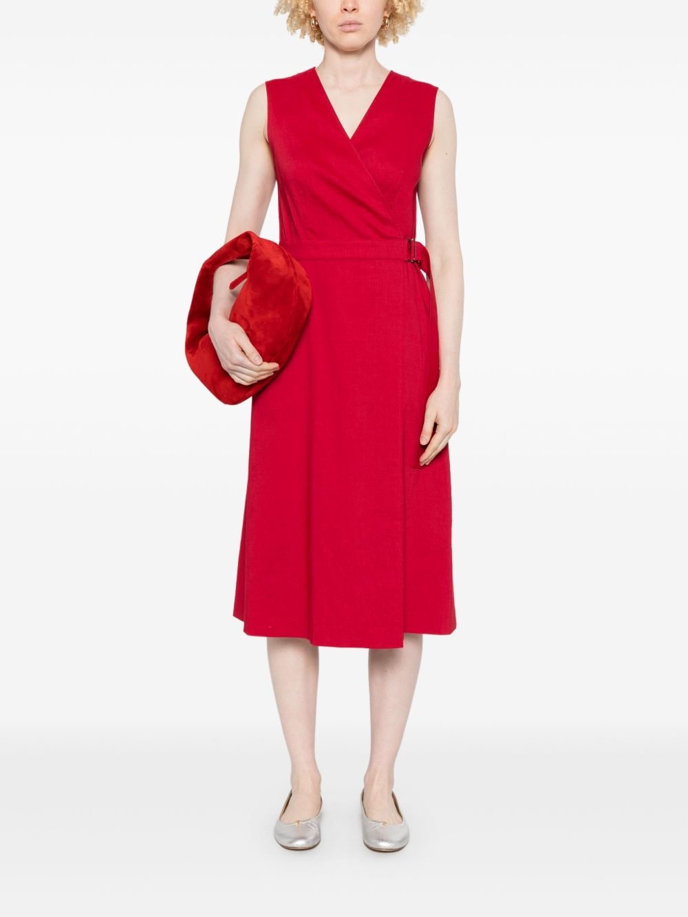 A-line midi dress - 2