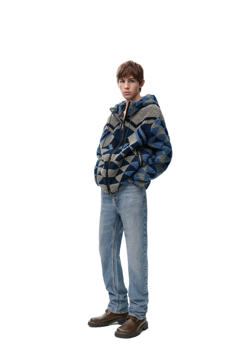Loewe Hooded jacket in technical fleece outlook