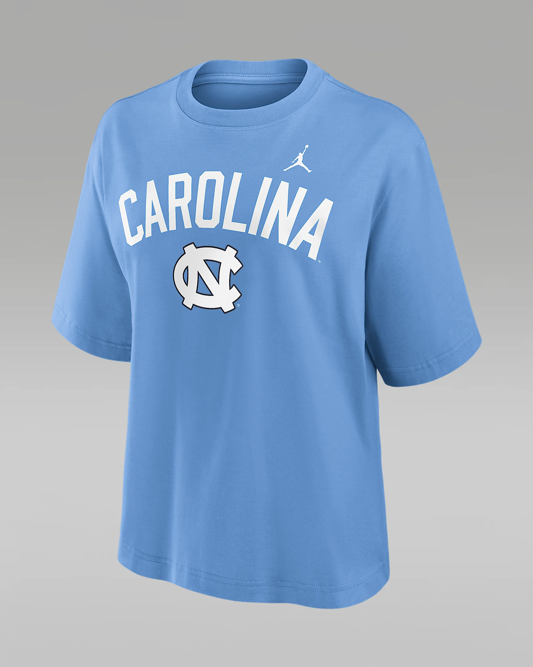 North Carolina Arch Over Logo Boxy Women's Jordan Brand College T-Shirt - 1