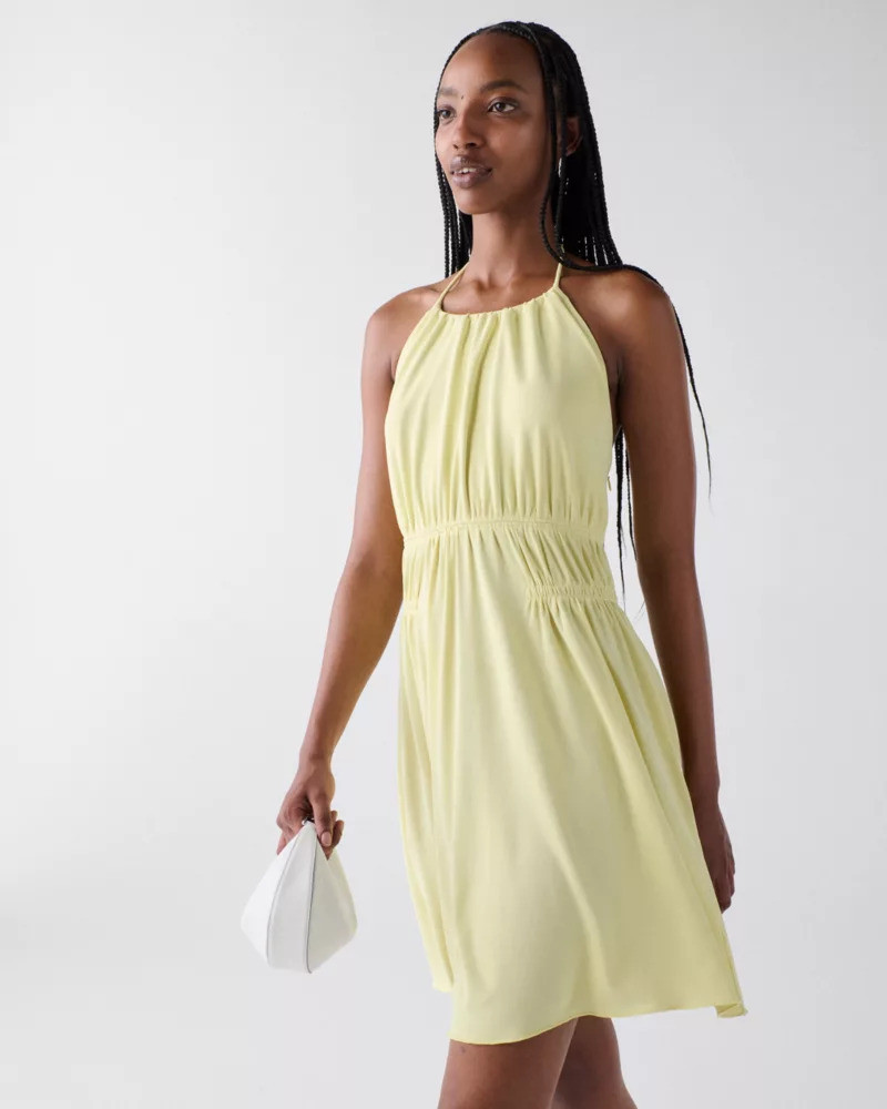 kate spade Drapey Halter Mini Dress outlook