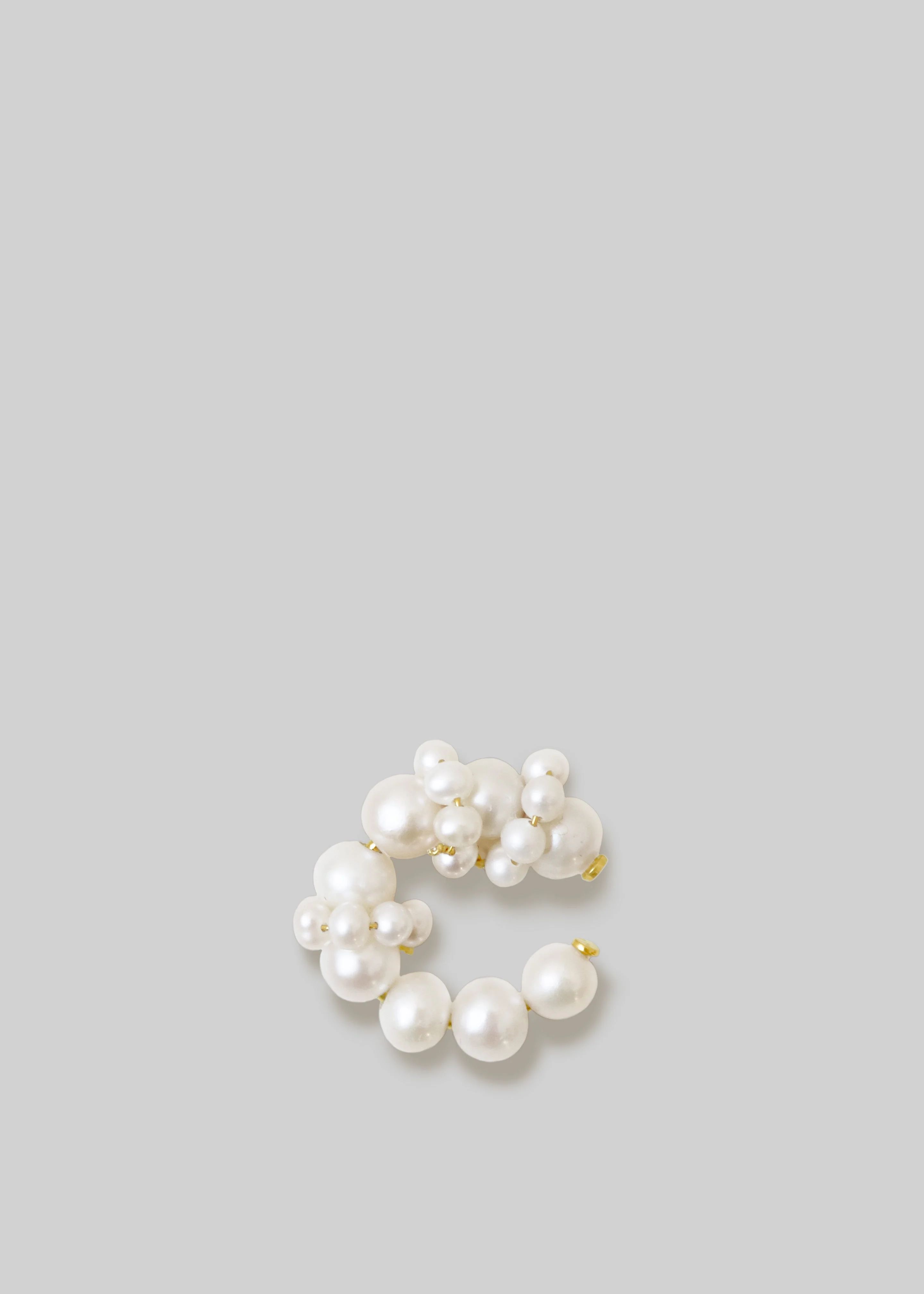 Completedworks Posy Pearl Ear Cuff - Gold - 1