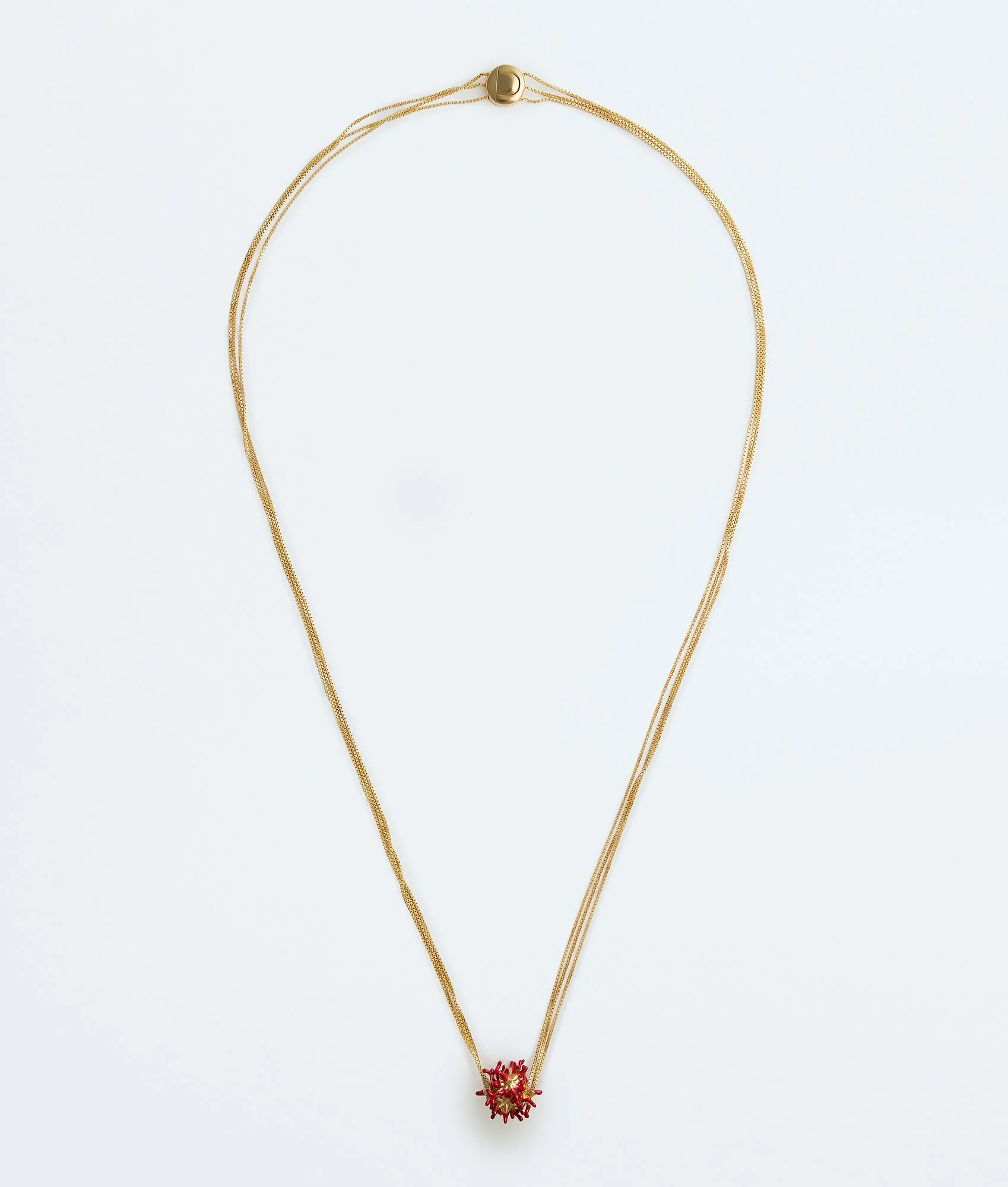 Sea Coral Pendant Necklace - 1