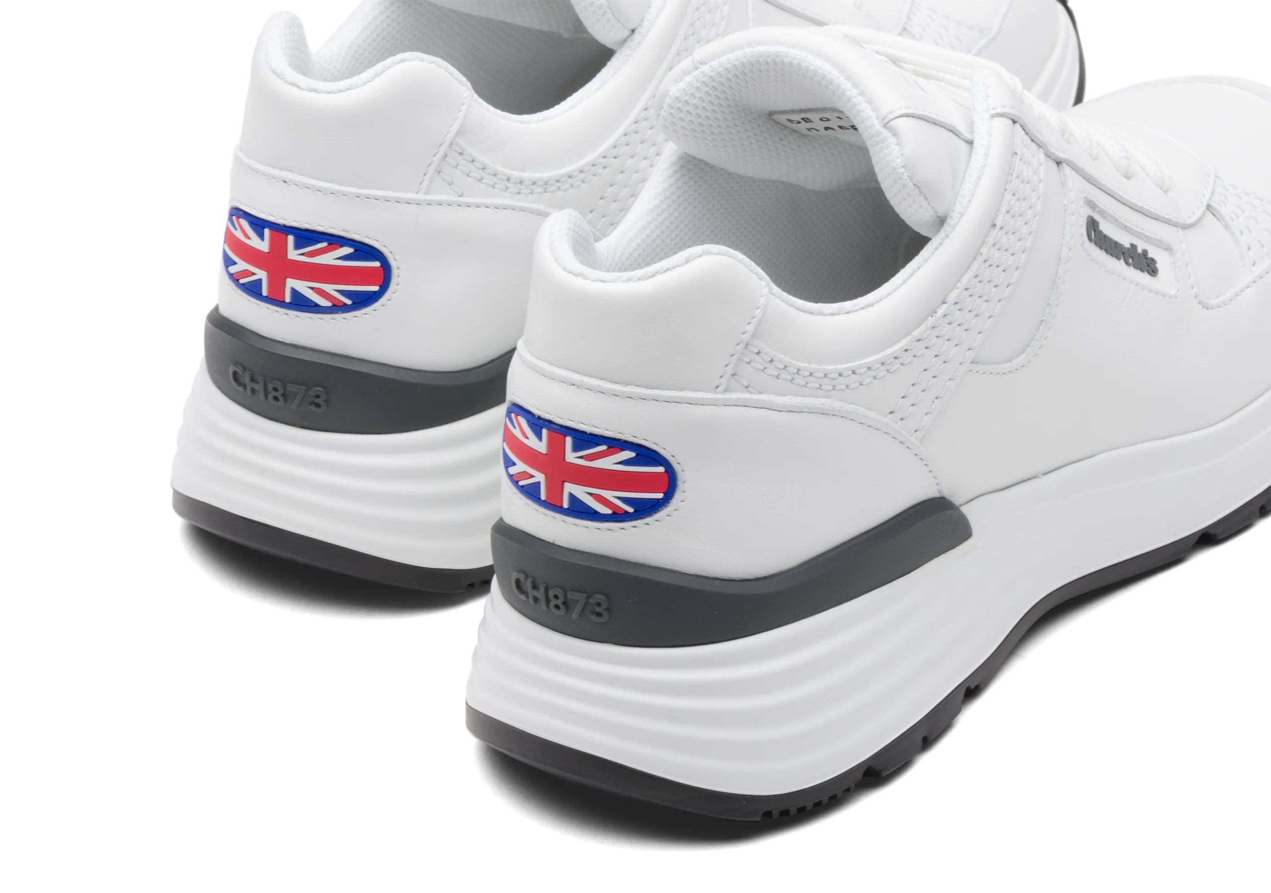 Ch873
Plume Calf Leather Retro Sneaker White - 4