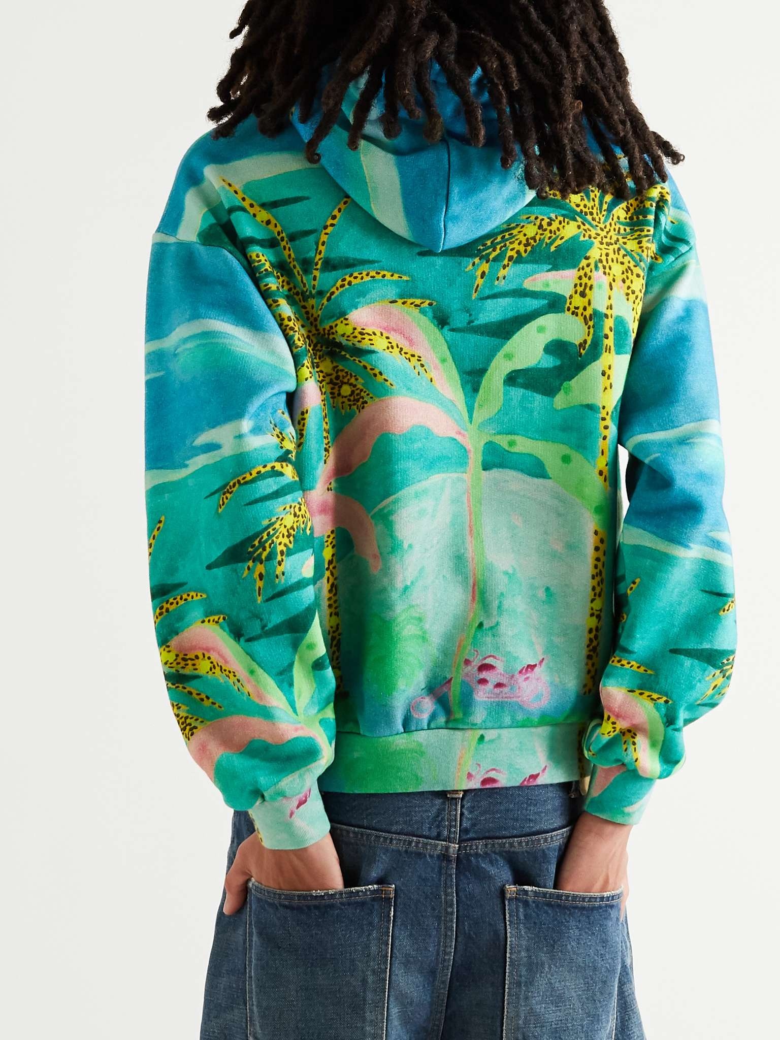 + Tyson Reeder Printed Loopback Cotton-Jersey Hoodie - 4