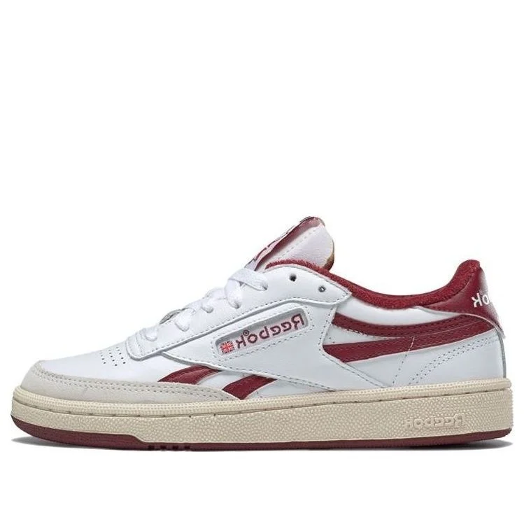(WMNS) Reebok Club C Revenge Sneakers White/Red FW7804 - 1
