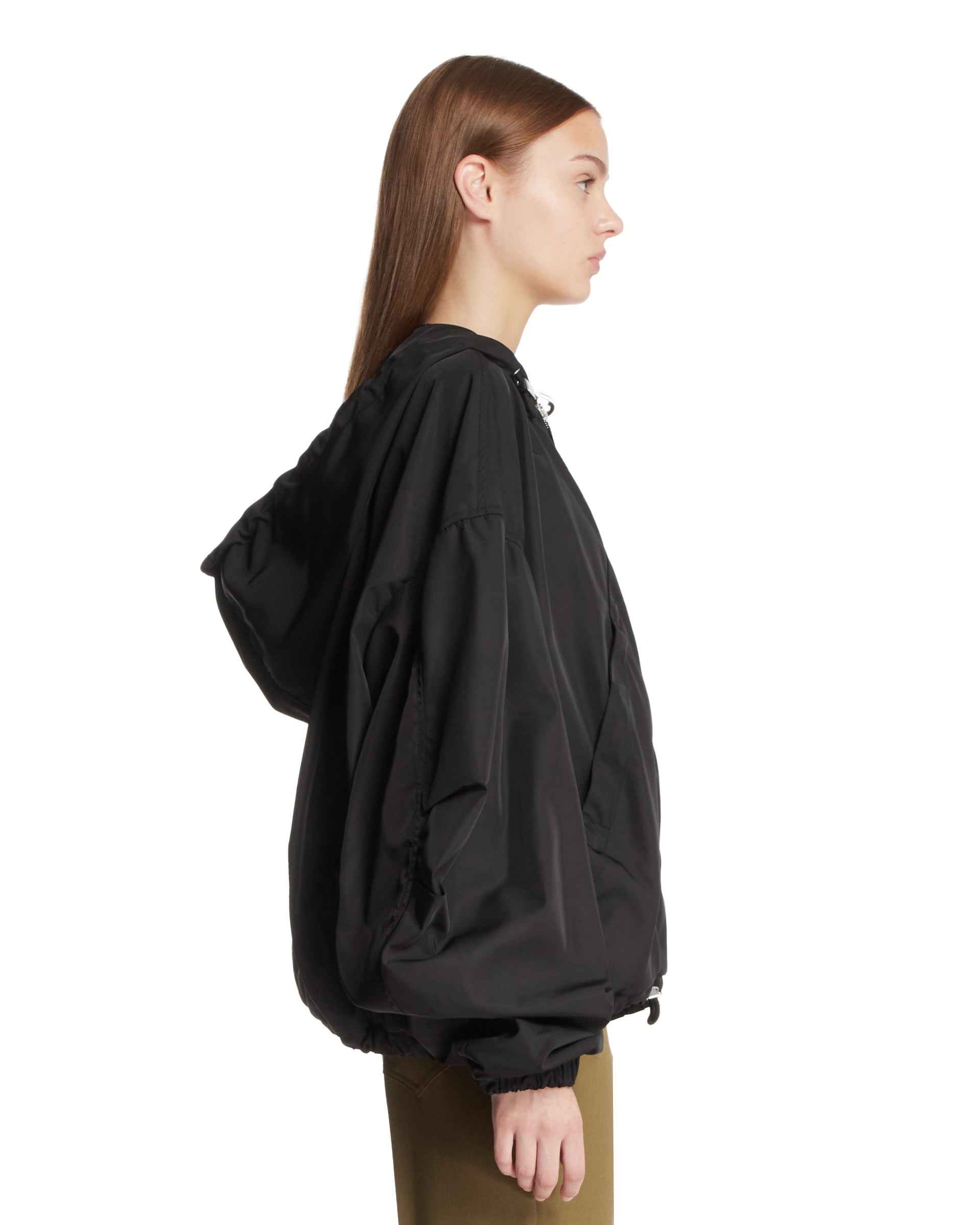 Black Nylon Bomber - 5