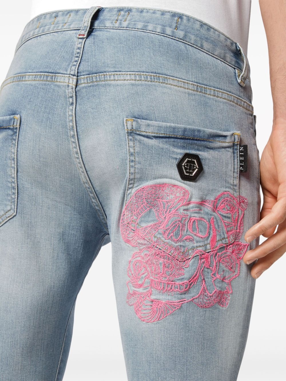 mid-rise skinny jeans - 5