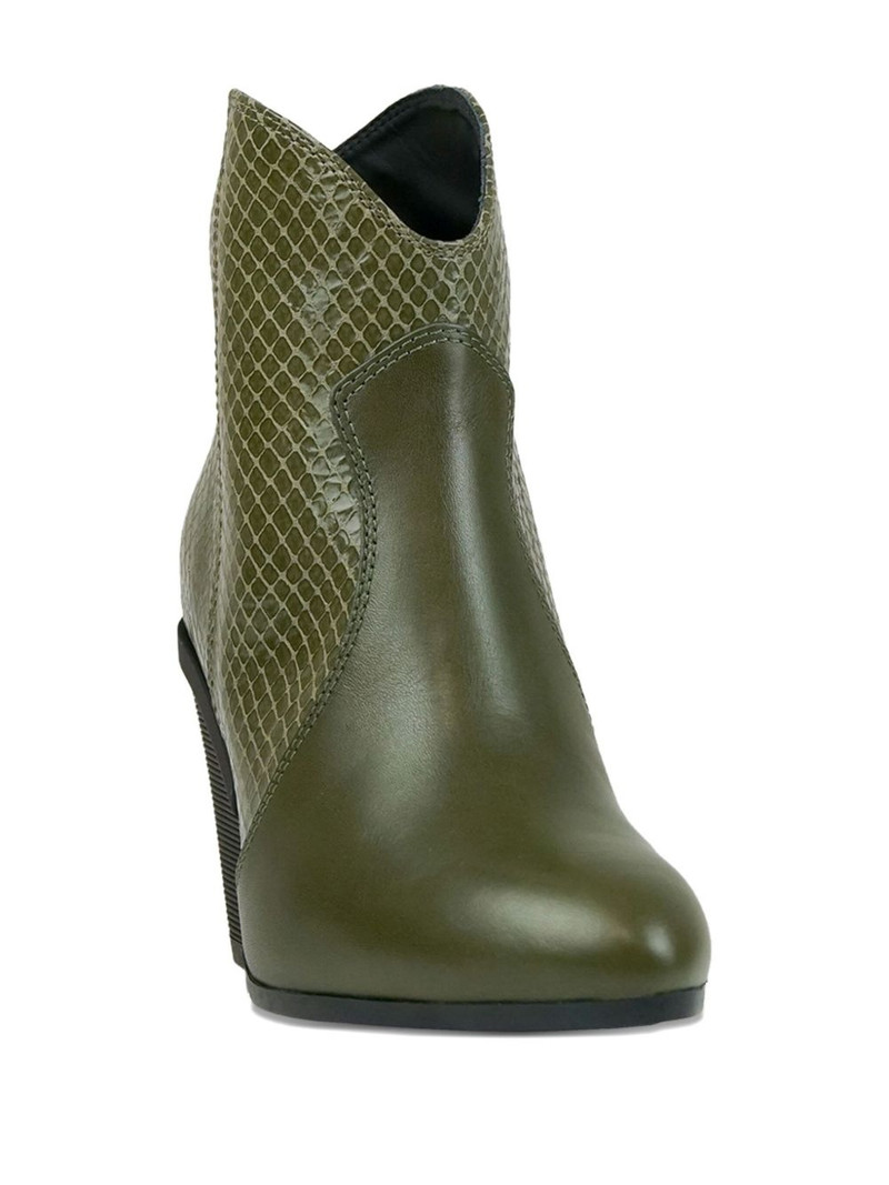 HOGAN leather ankle boots outlook