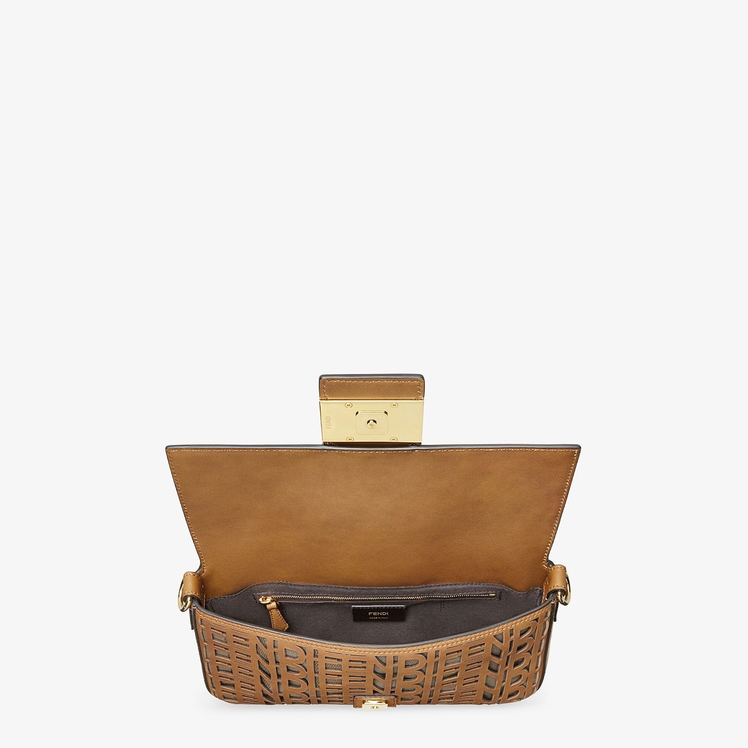 Beige leather bag - 5