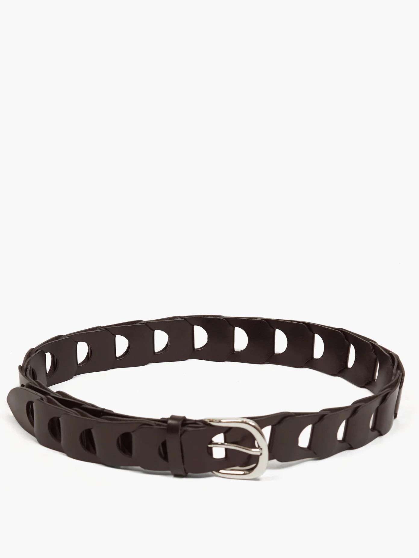 Zak braided-leather belt - 4