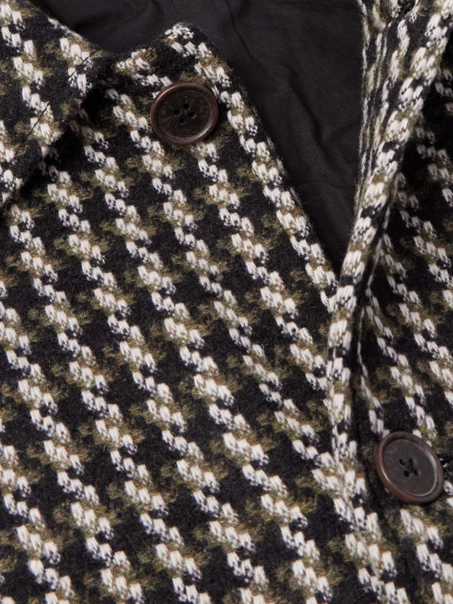 Cortina Houndstooth Wool-Blend Tweed Coat - 5