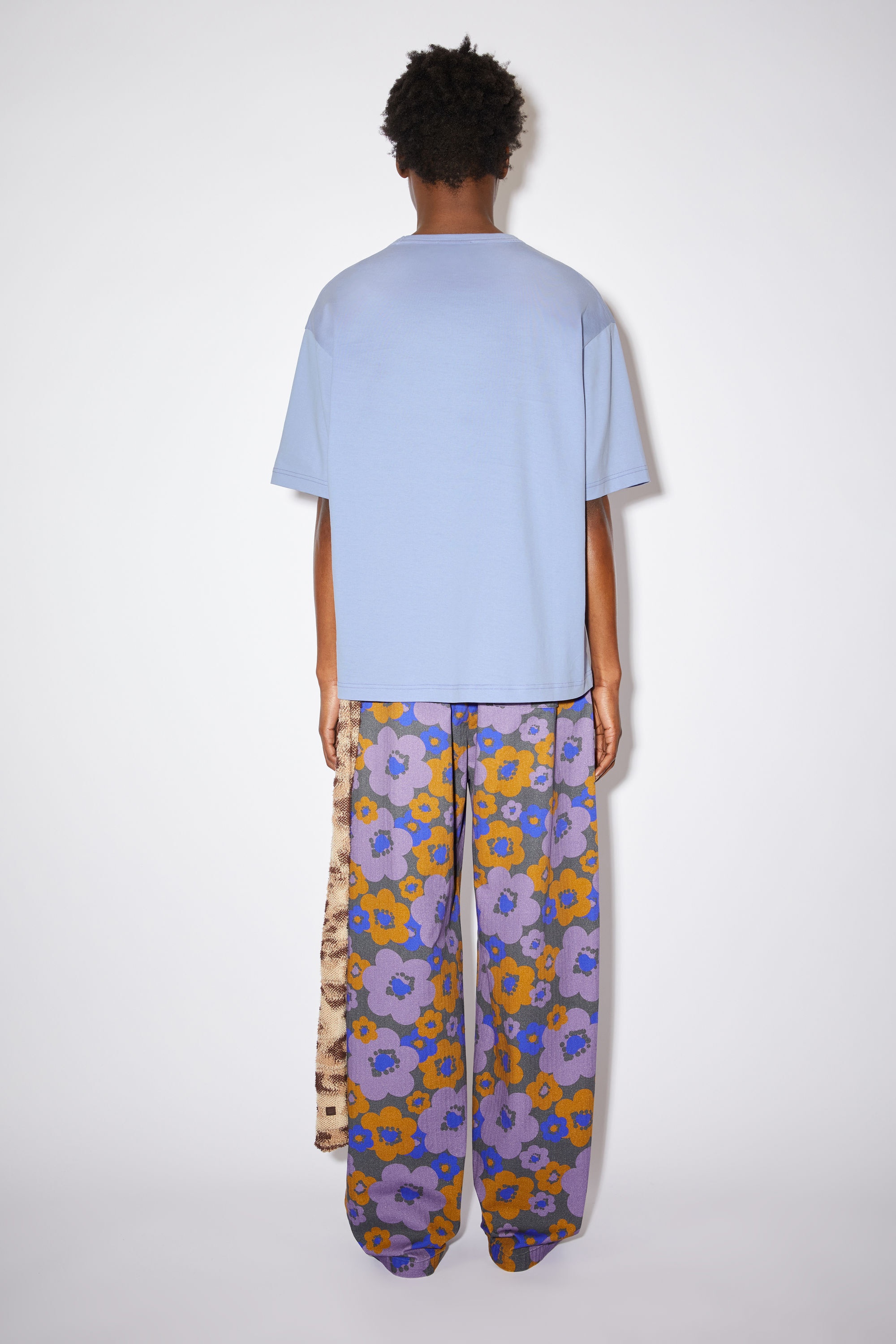 Crew neck t-shirt - Pale purple - 3