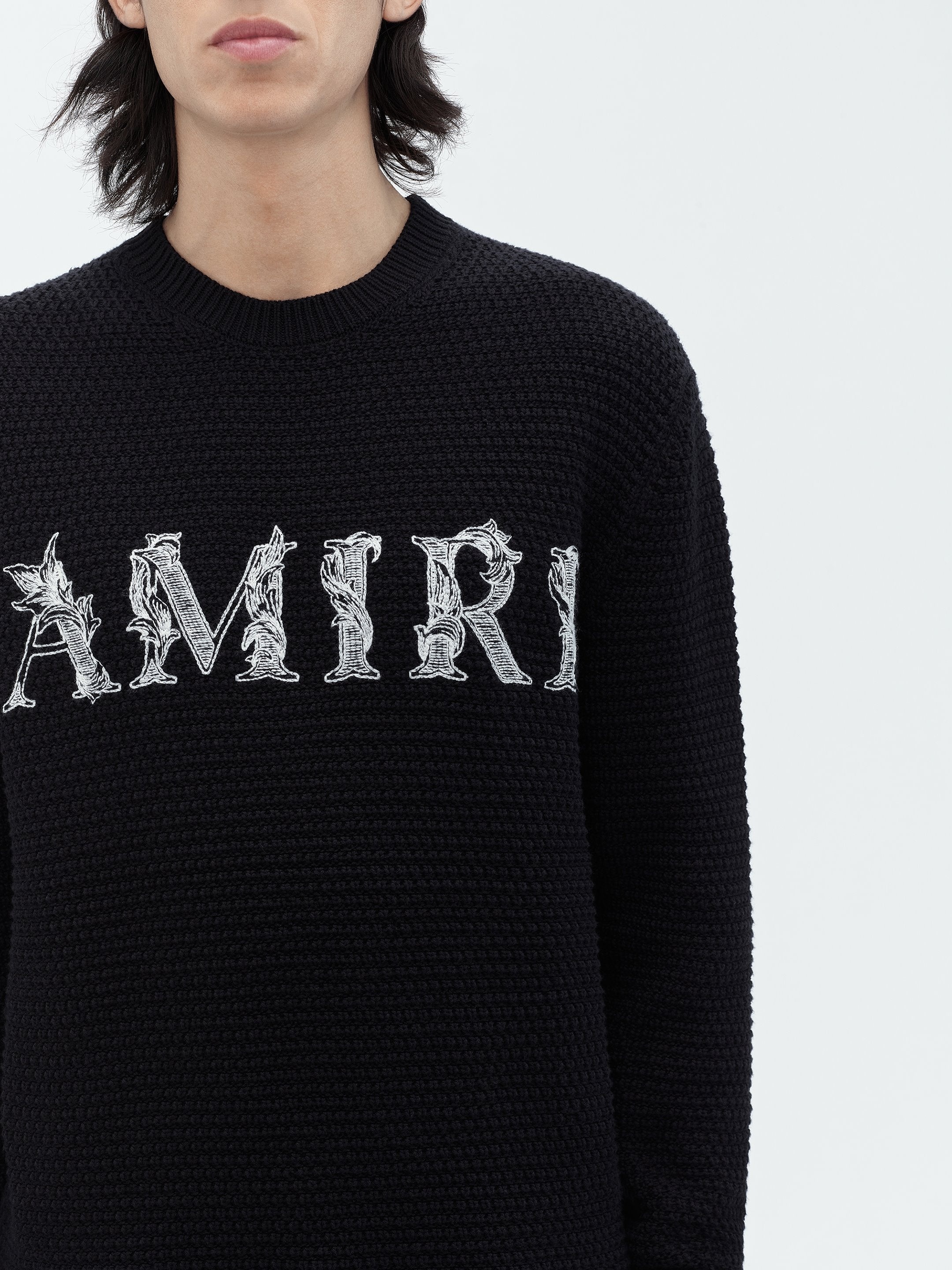 AMIRI BAROQUE LOGO CREW - 6