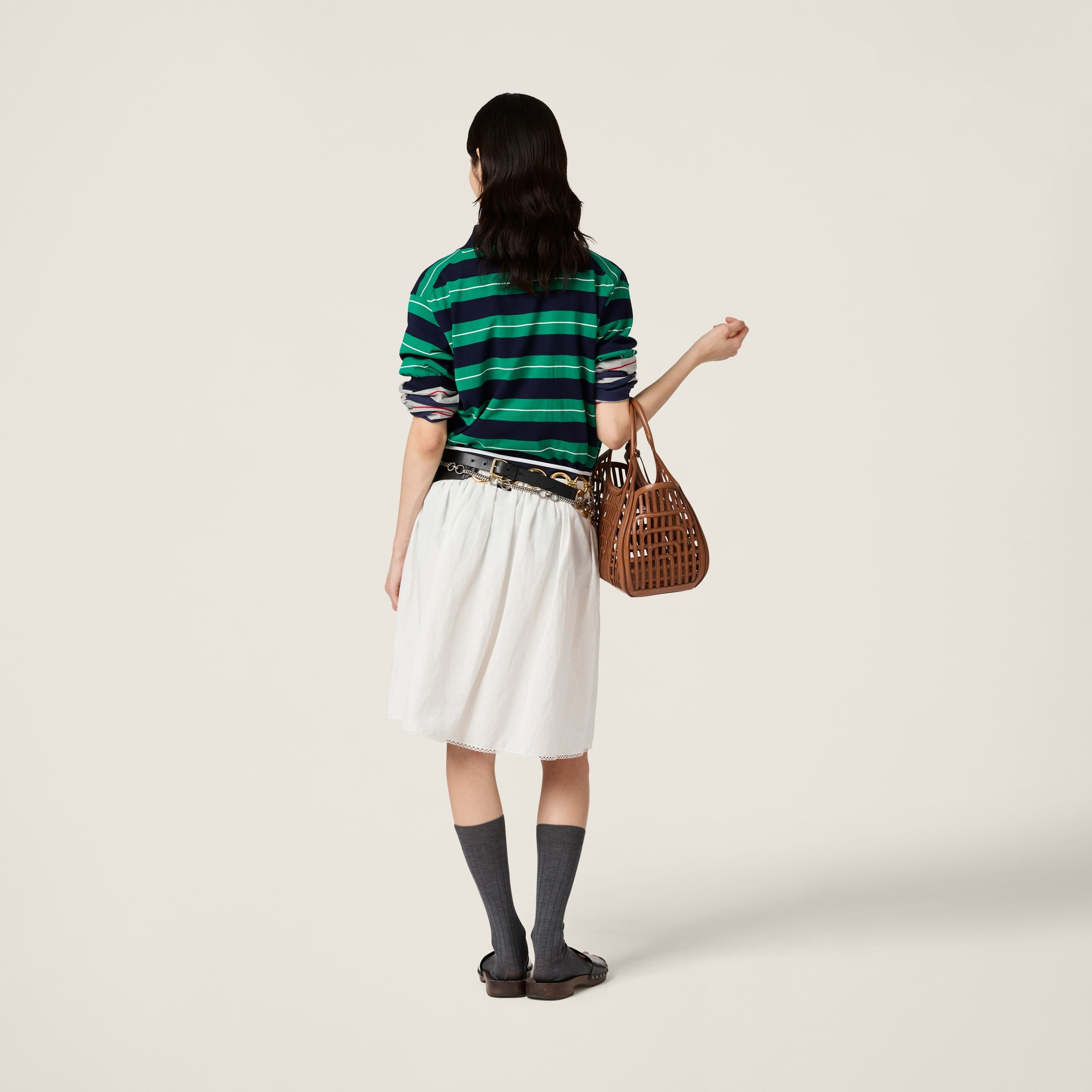 Cotton knit polo shirt - 3