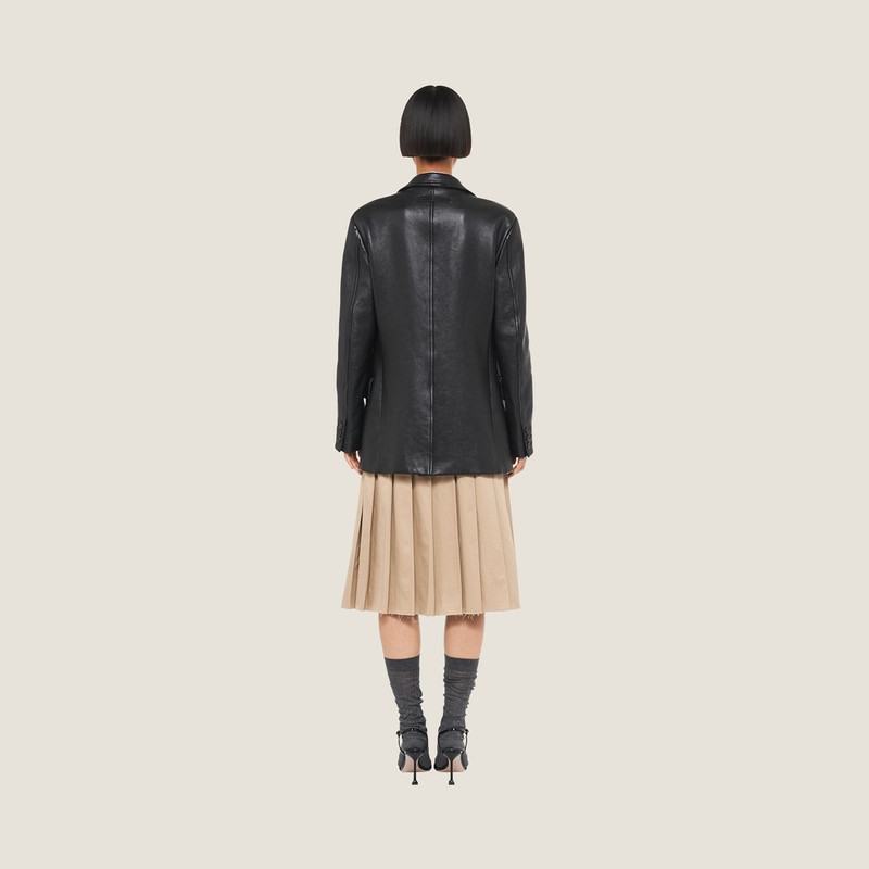 Miu Miu Nappa leather jacket outlook