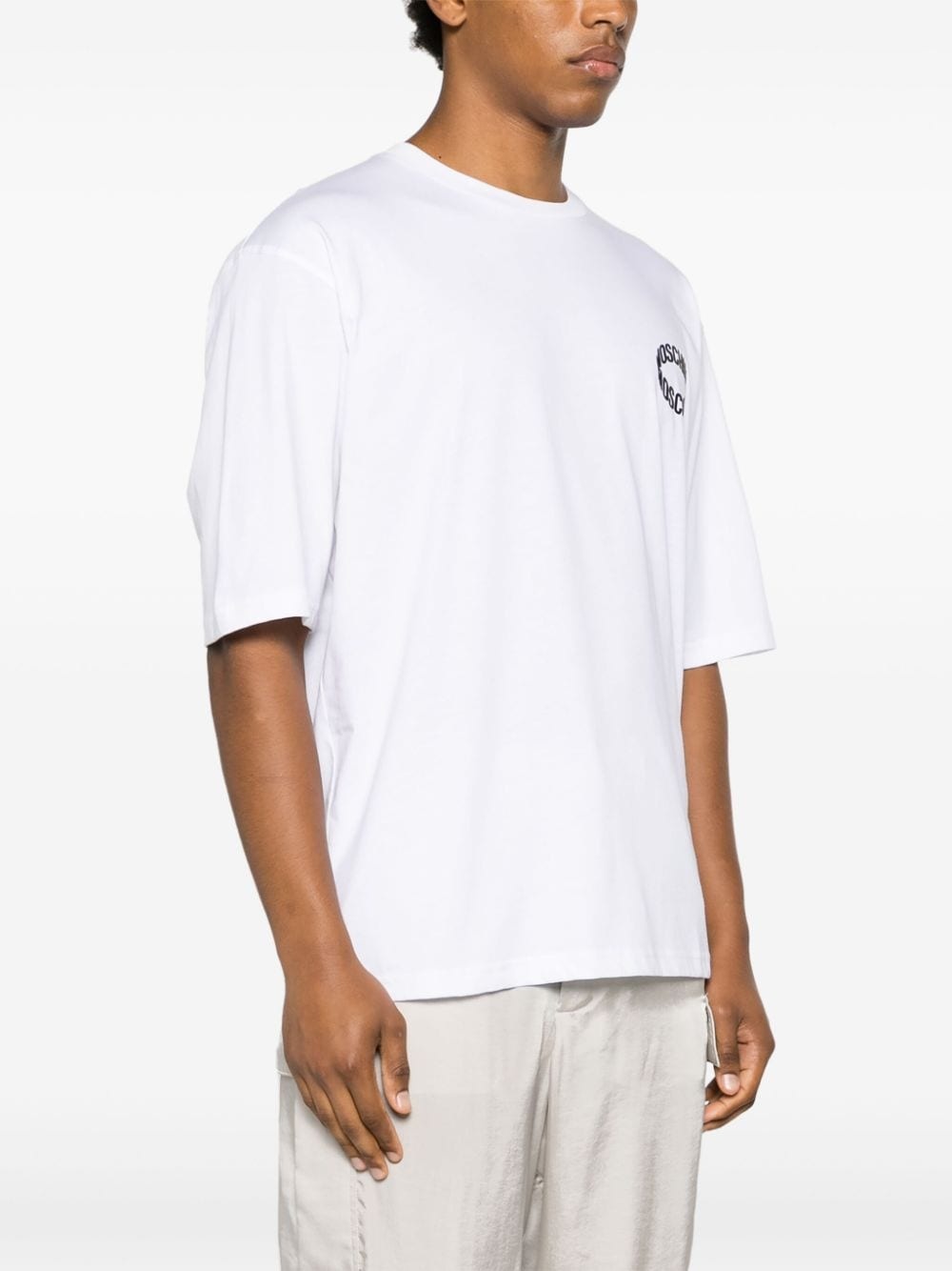 logo-print cotton T-shirt - 3