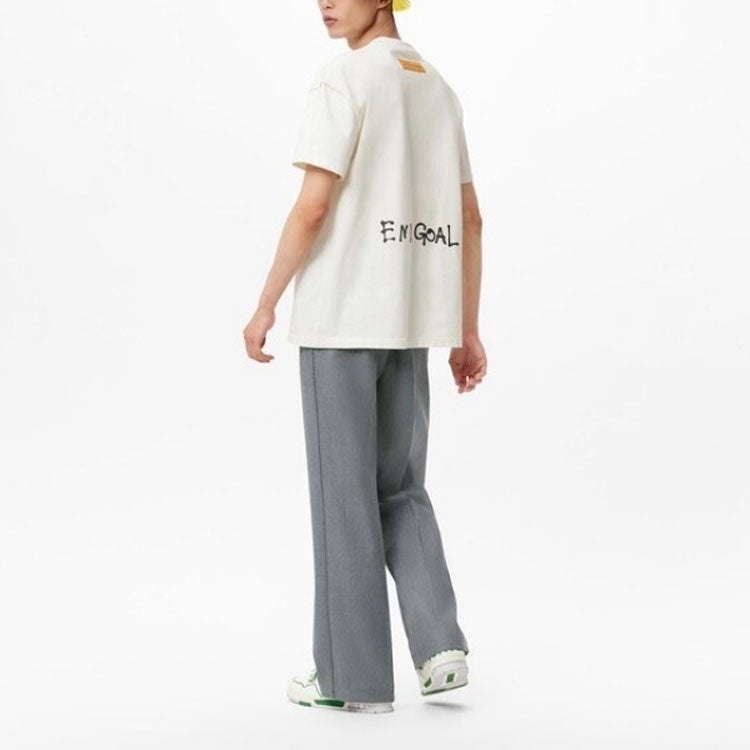 LOUIS VUITTON FW21 Neon Working Man Short Sleeve Men's White 1A970U - 4