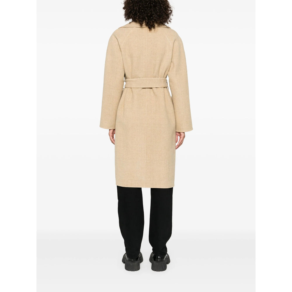 Burberry Neutrals Coats - Single Breasted Coats Women - 5