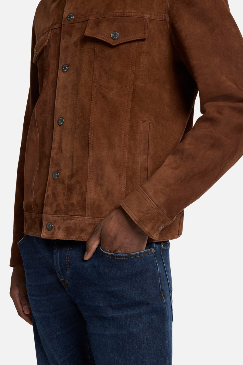TRUCKER JACKET in Suede 4