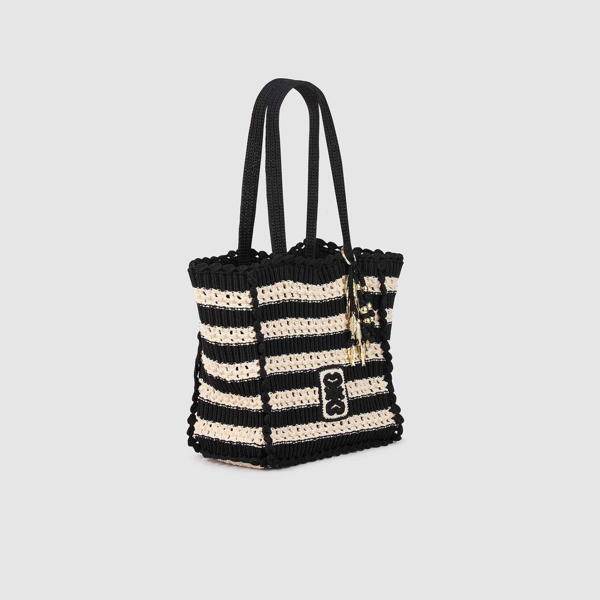 TWO-TONE CROCHET BAG - 3