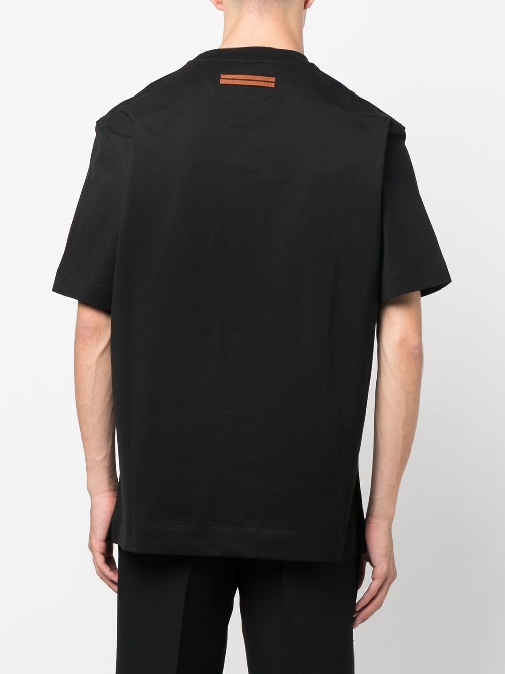 logo-print cotton T-shirt - 4