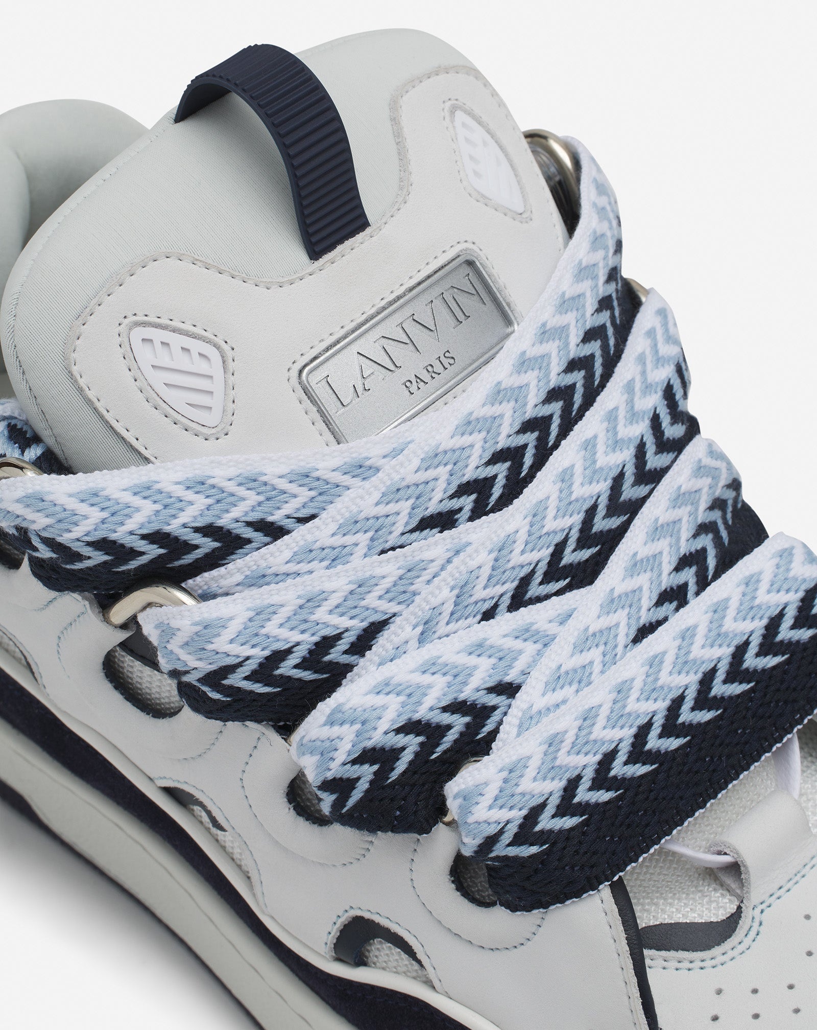 CURB LEATHER SNEAKERS - 5