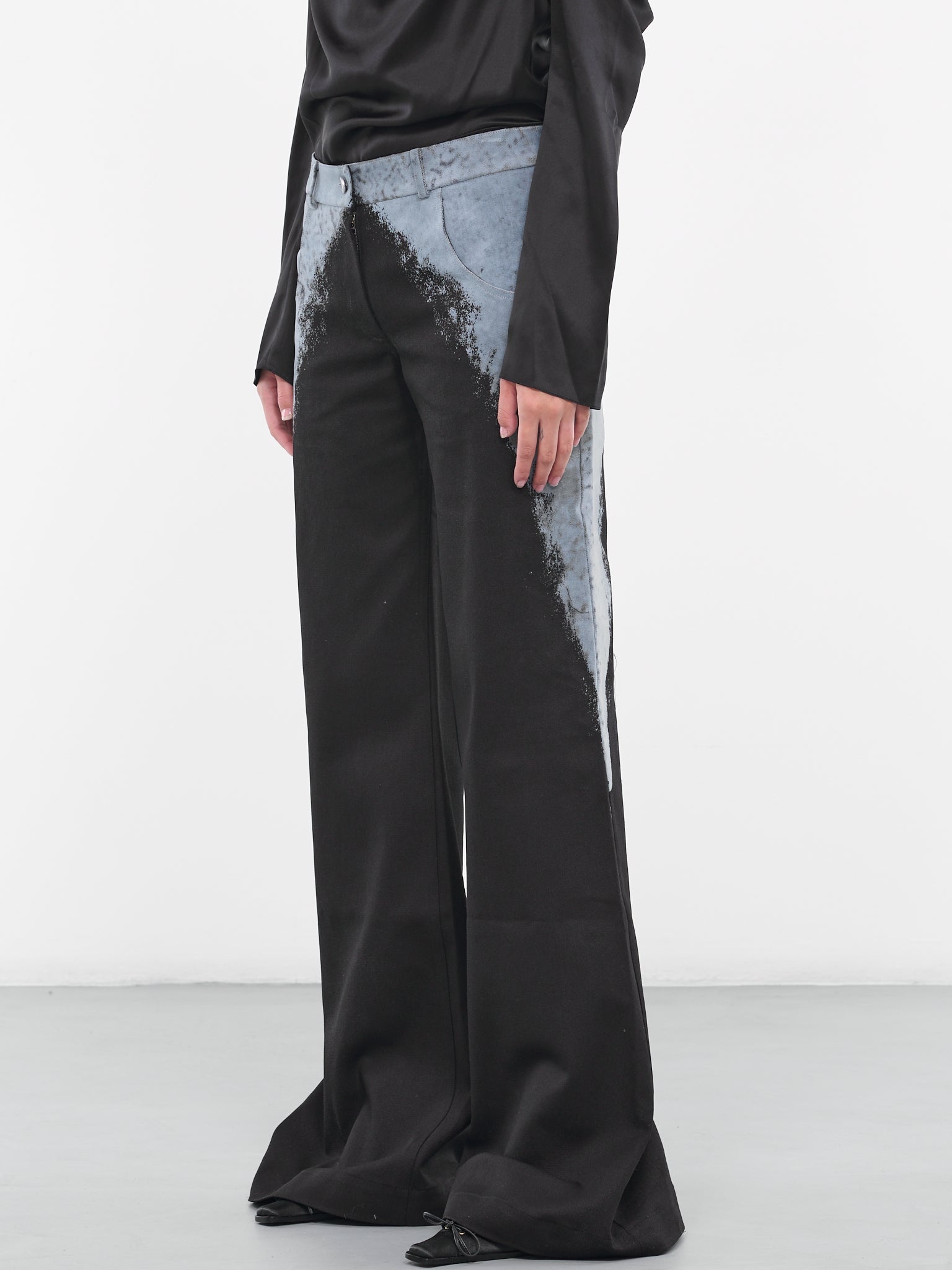 Felted Flared Pants - 2