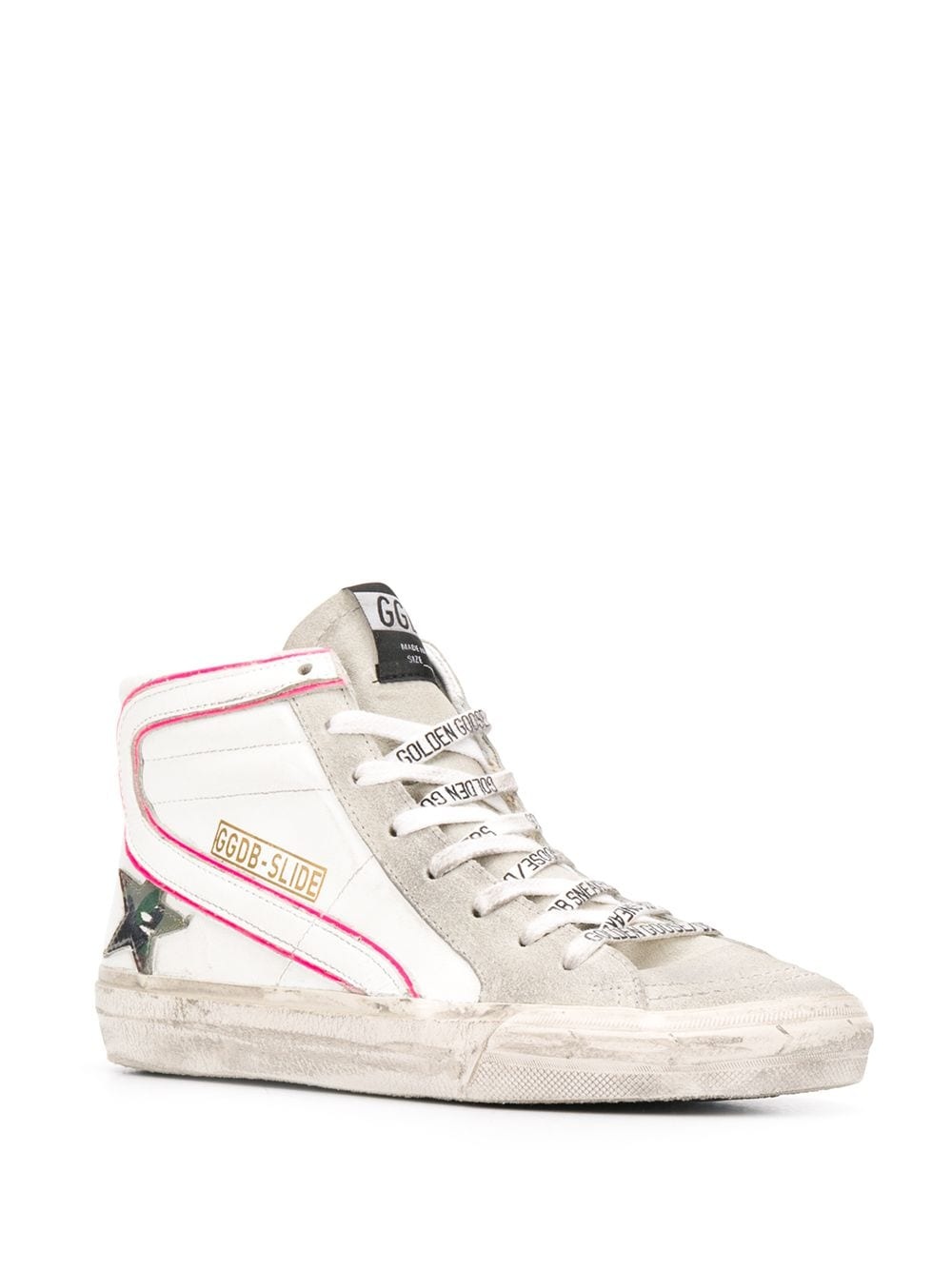 Slide high top sneakers - 2