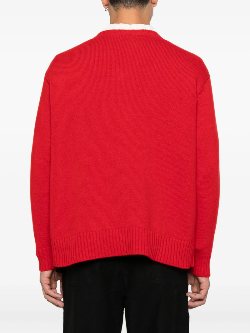 BODE Bode V-neck Logo-embroidered Sweater outlook