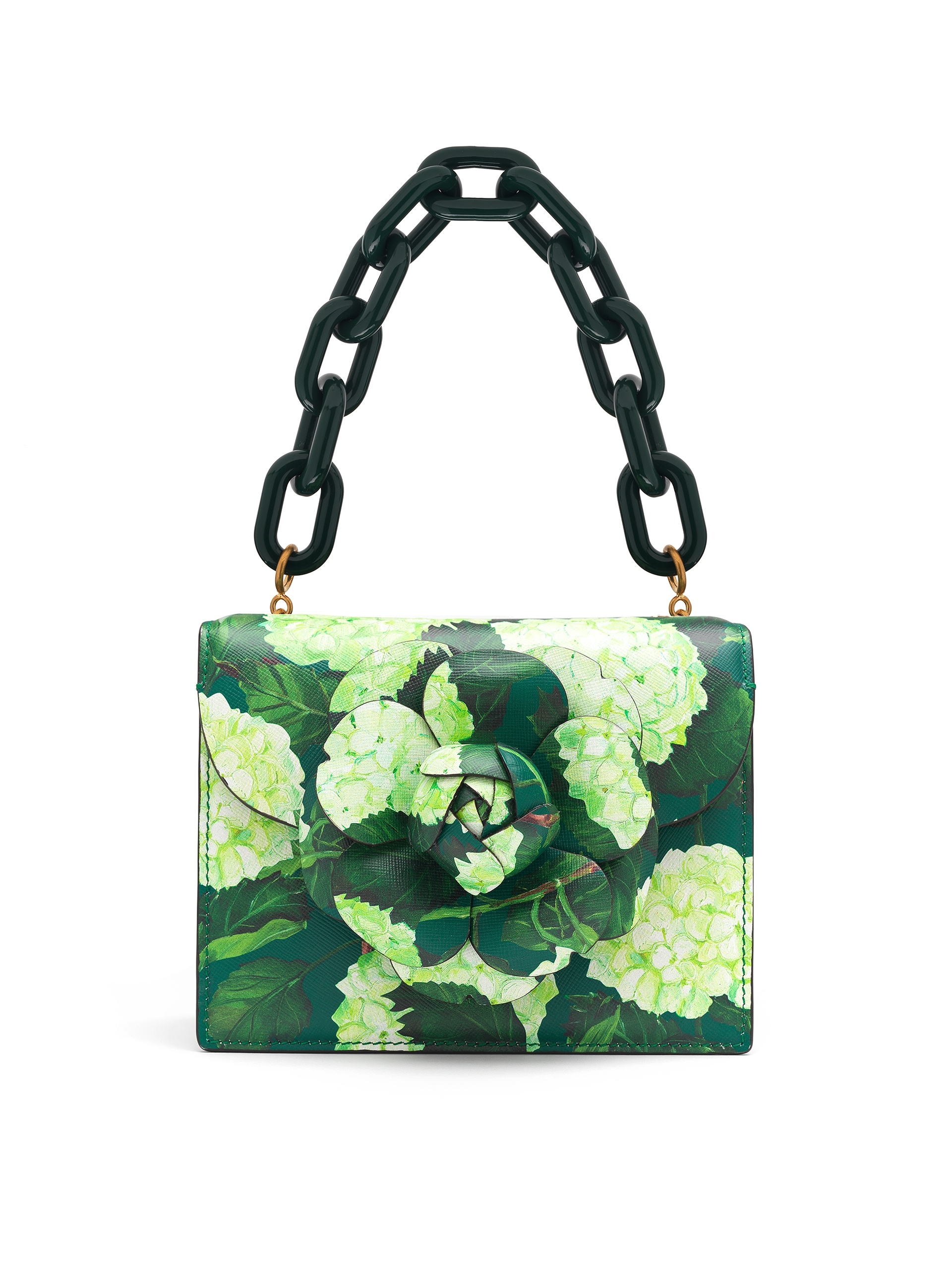 HYDRANGEA PRINTED MINI TRO BAG - 3