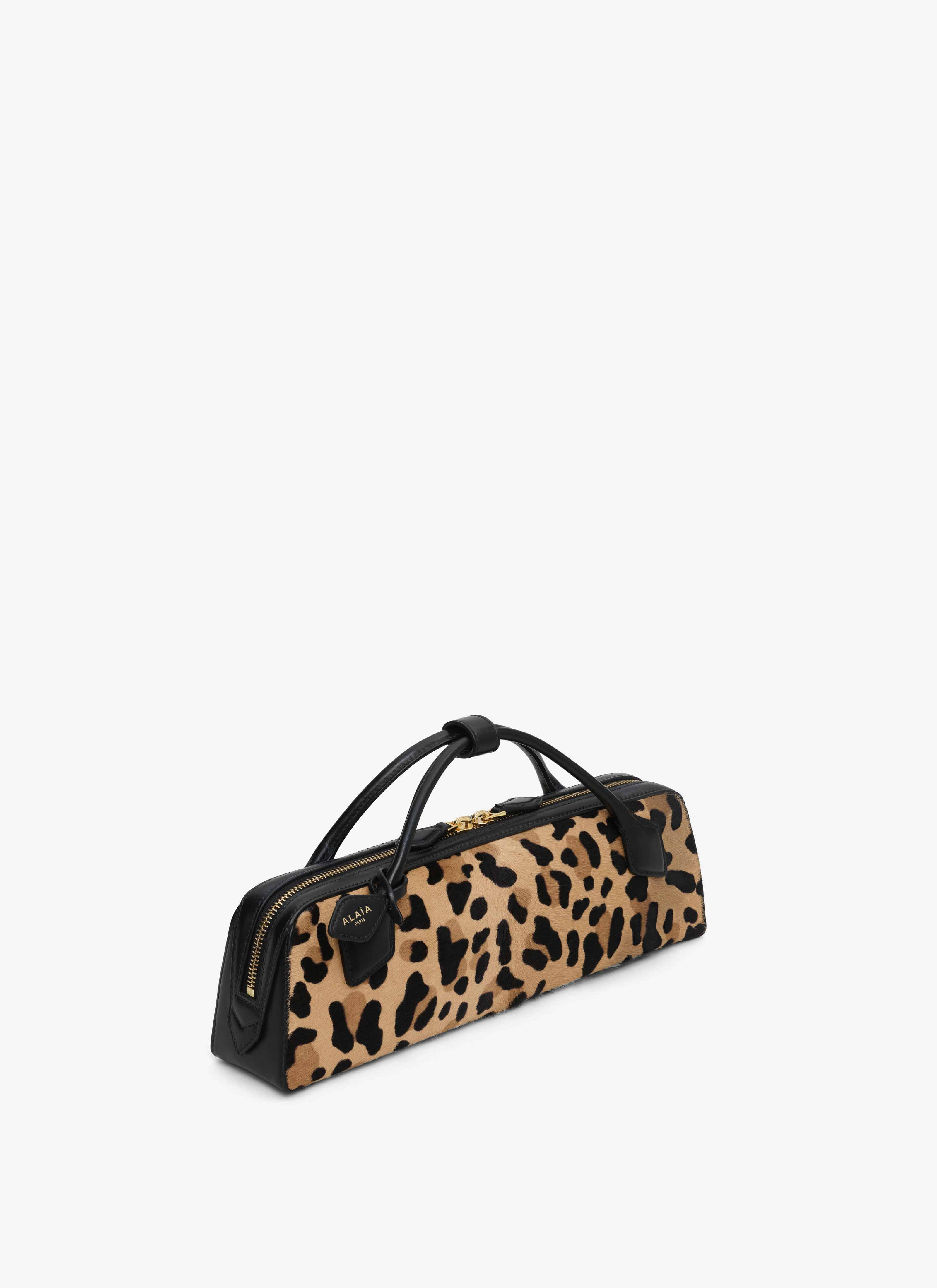 LE TECKEL CLUTCH IN LEOPARD HAIRCALF - 3