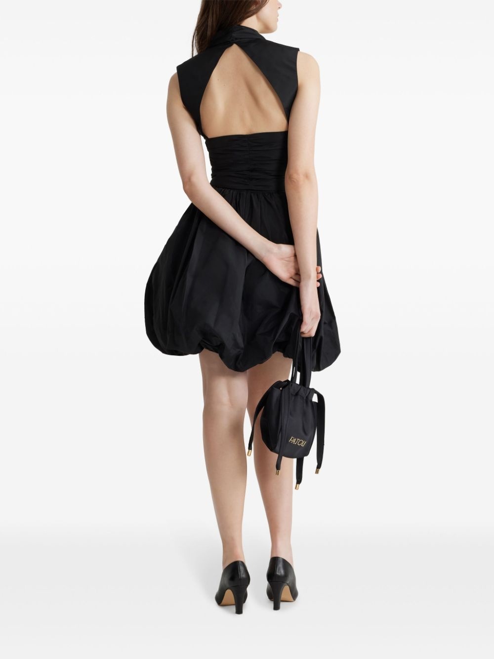square shoulder sleeveless top - 4
