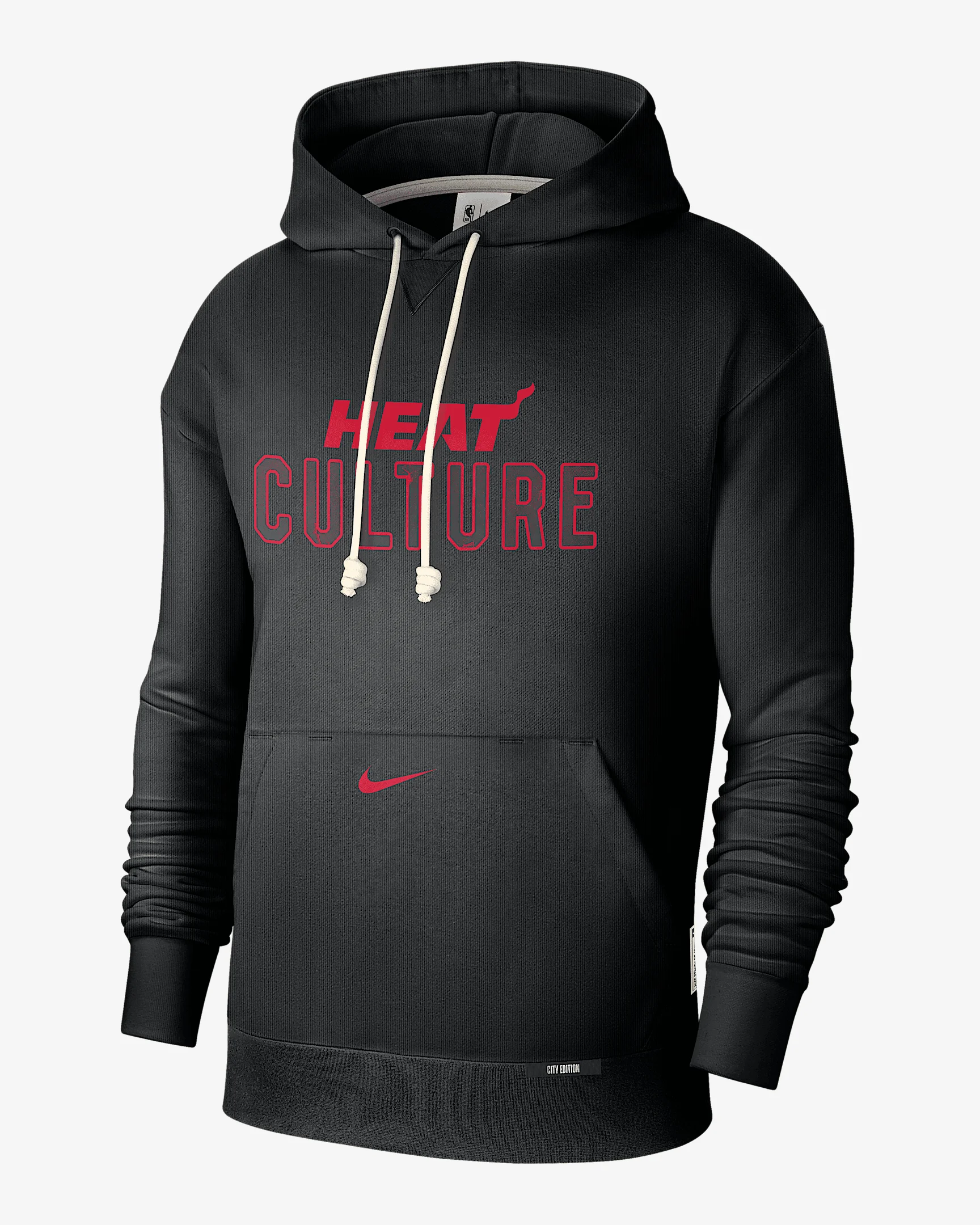 Miami Heat Standard Issue City Edition Men's Nike Dri-FIT NBA Courtside Hoodie - 1