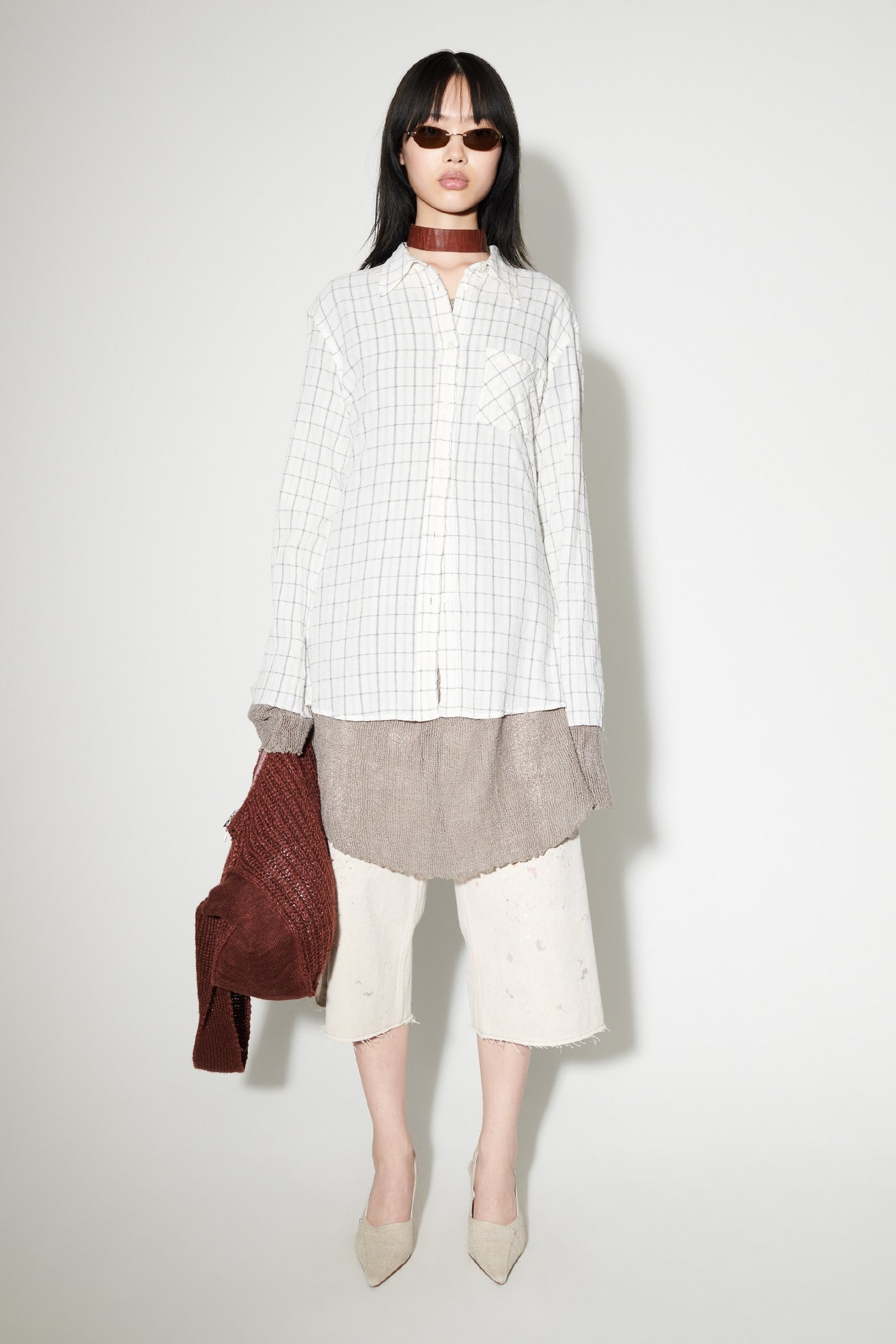 Daisy Shirt Light Mediterranean Check - 2
