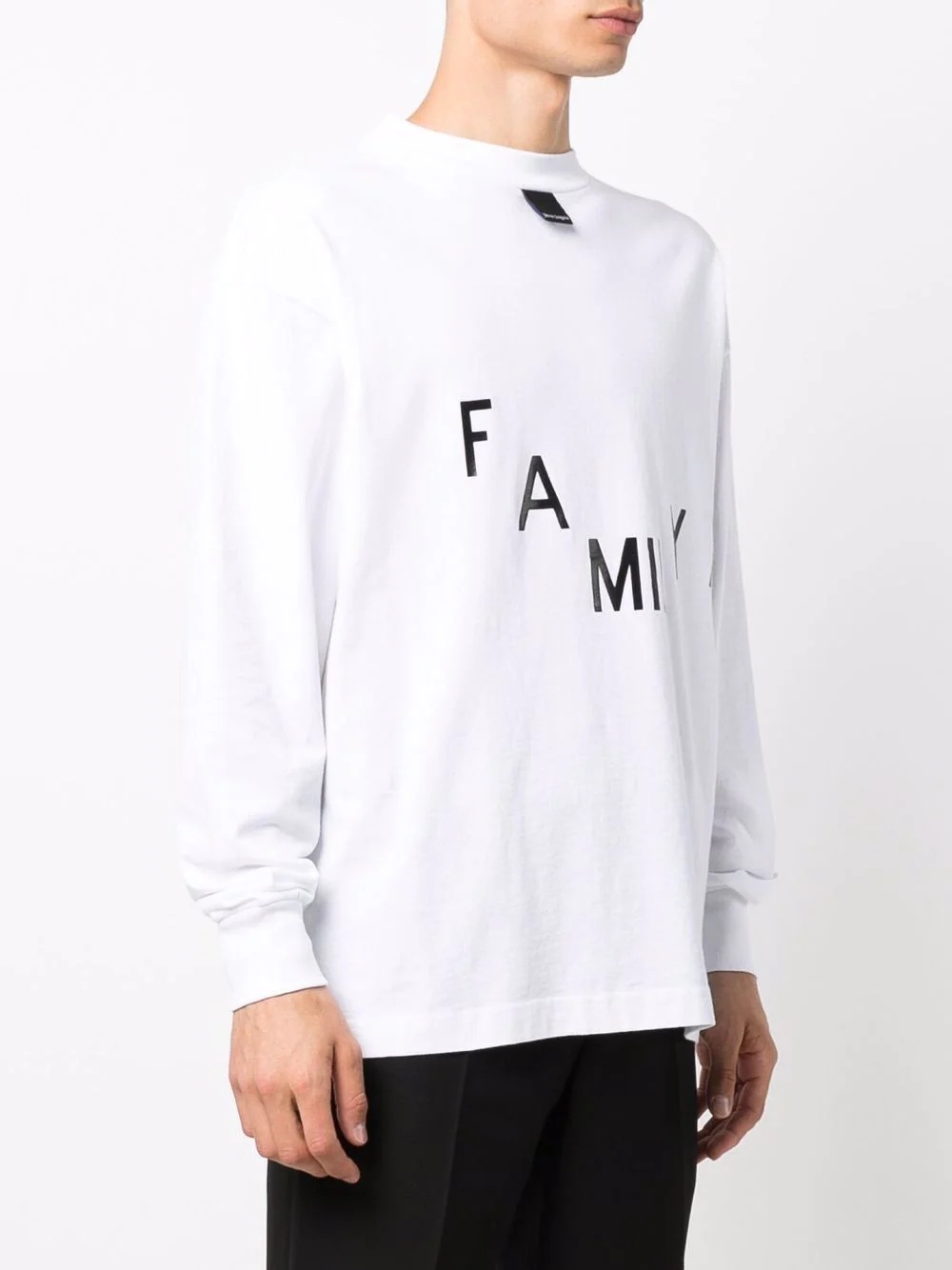 text-print long-sleeve T-shirt - 3