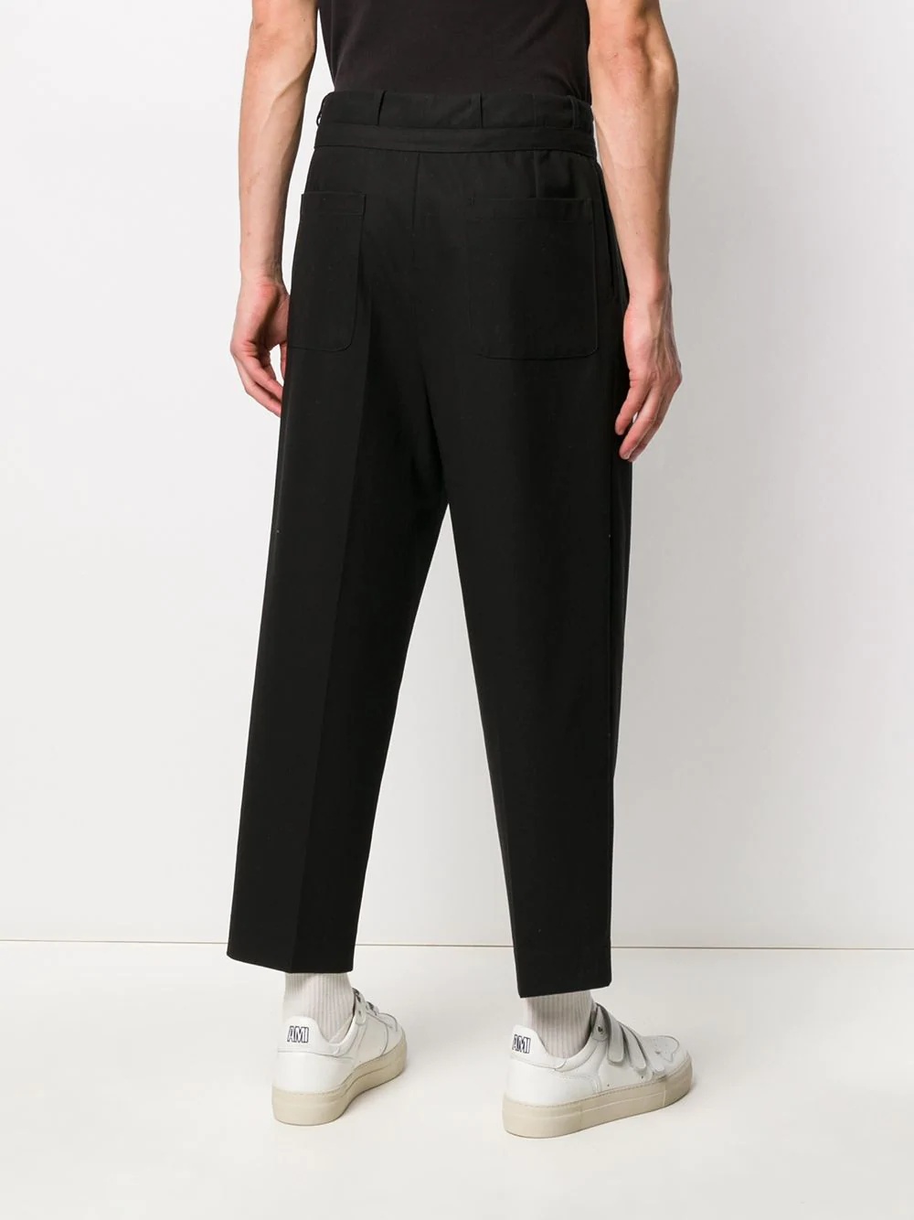 drawstring tailored trousers - 4