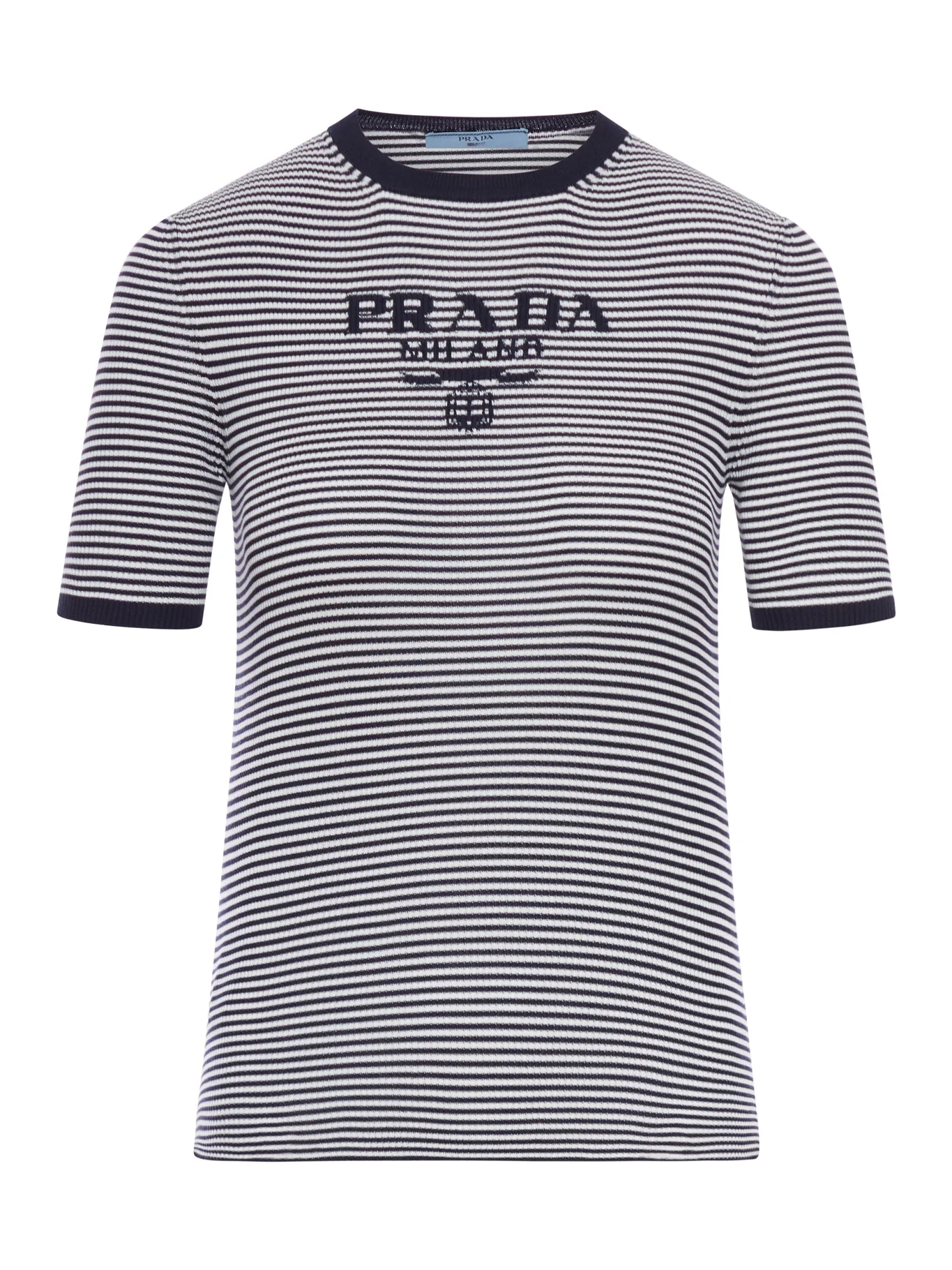 CREW NECK SILK SWEATER - 1