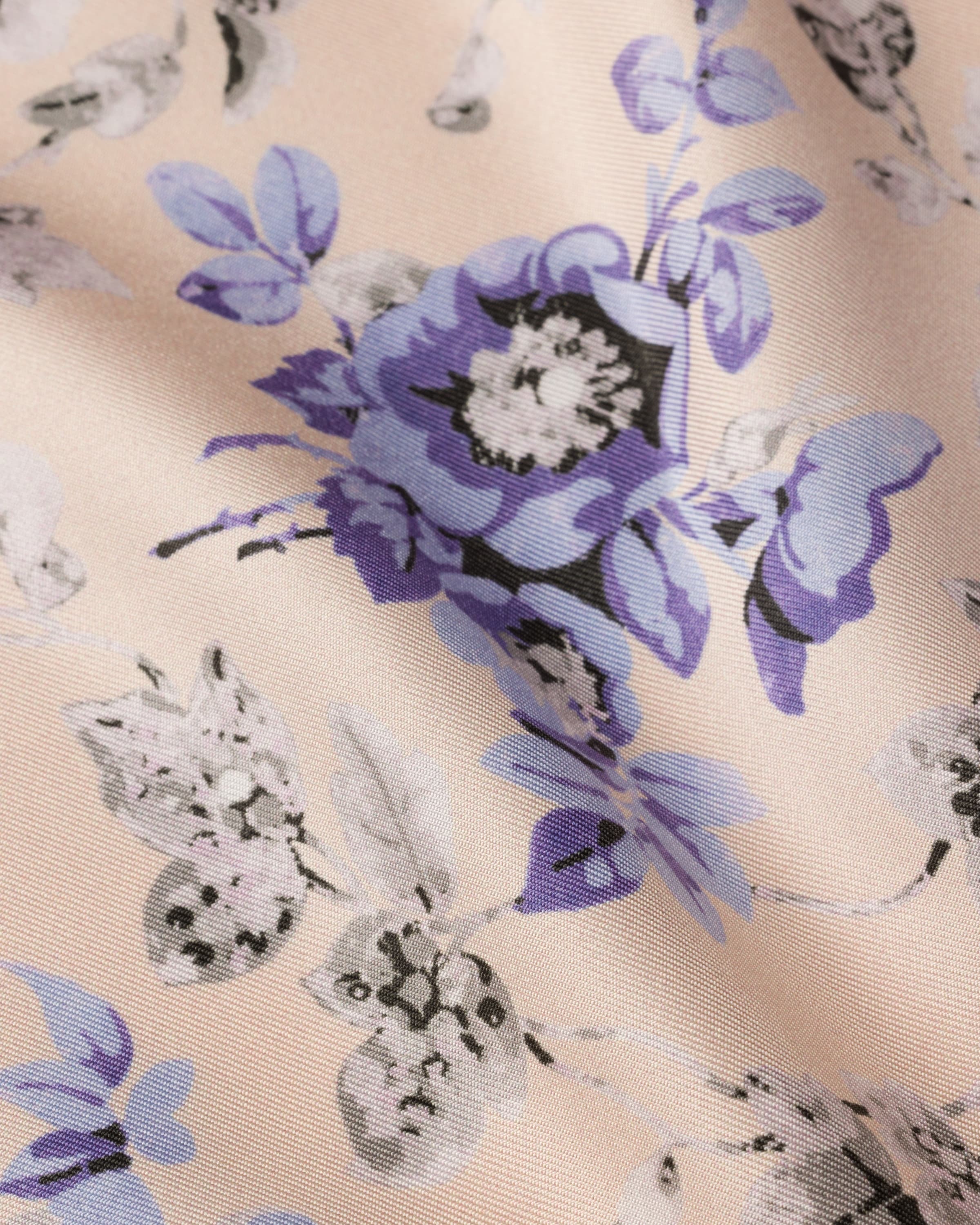 Printed silk twill scarf - 2
