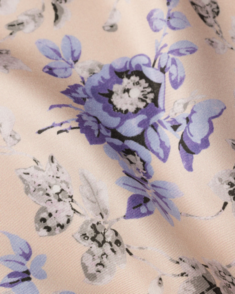 Prada Printed silk twill scarf outlook